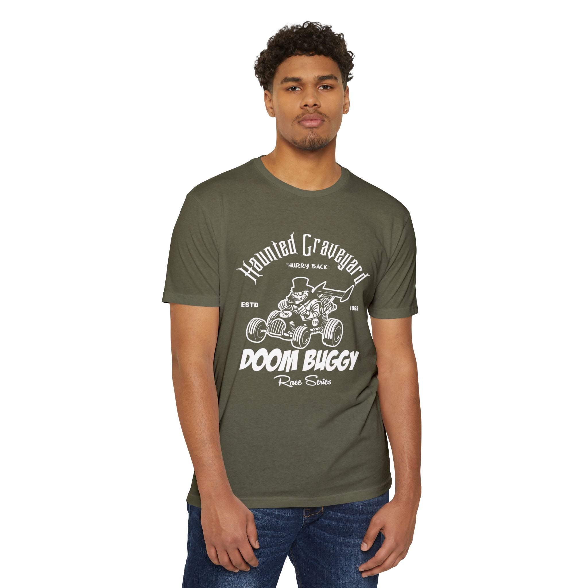Haunted Graveyard Doom Buggy Unisex T-Shirt