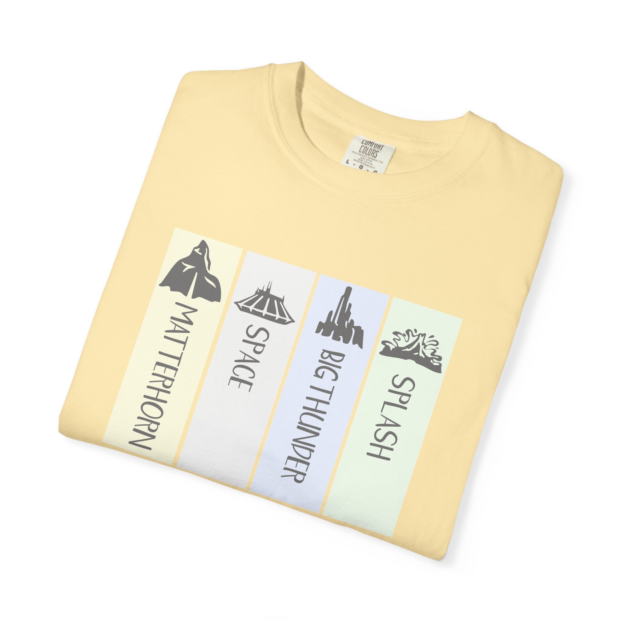 Mountain Range at Disneyland Unisex T-Shirt