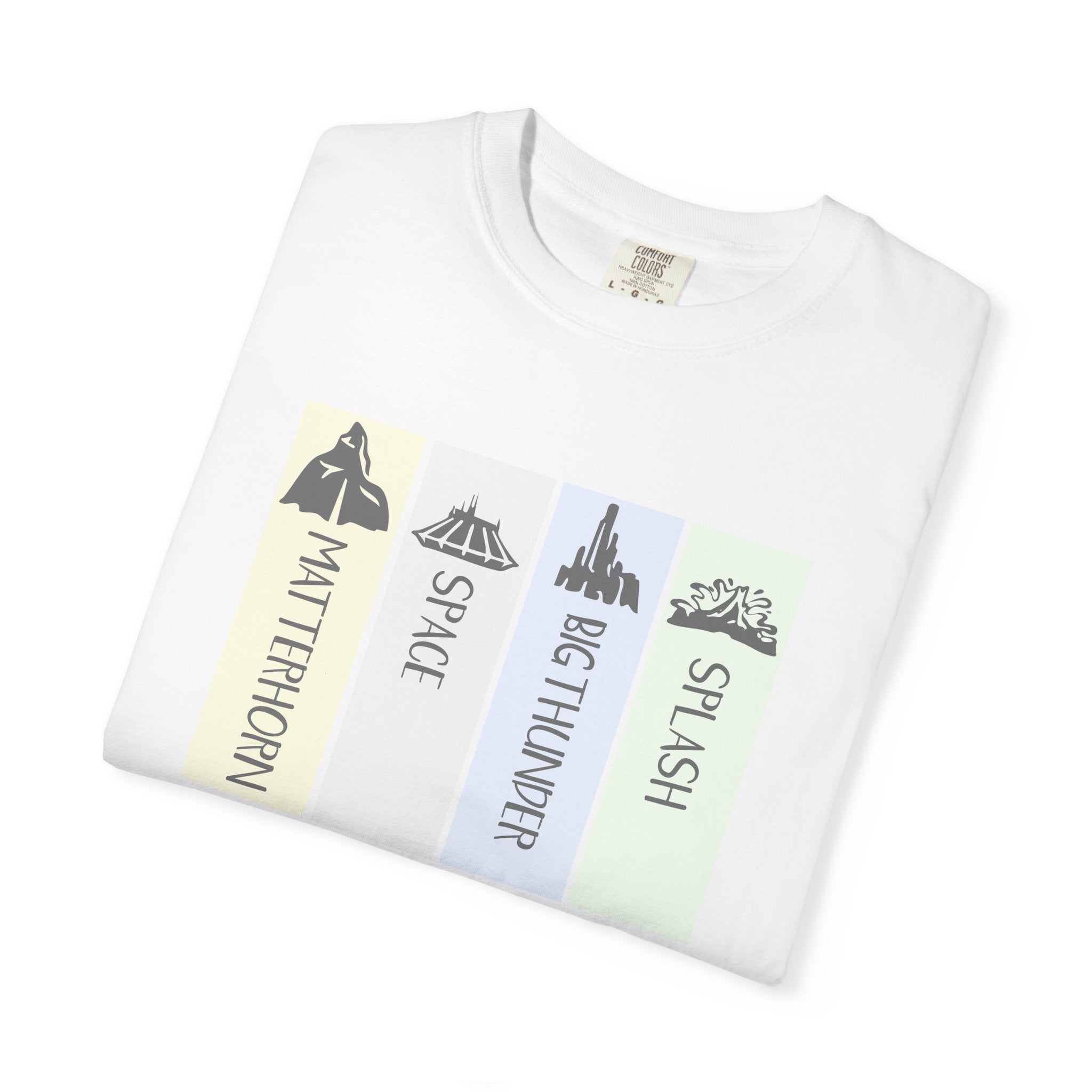 Mountain Range at Disneyland Unisex T-Shirt