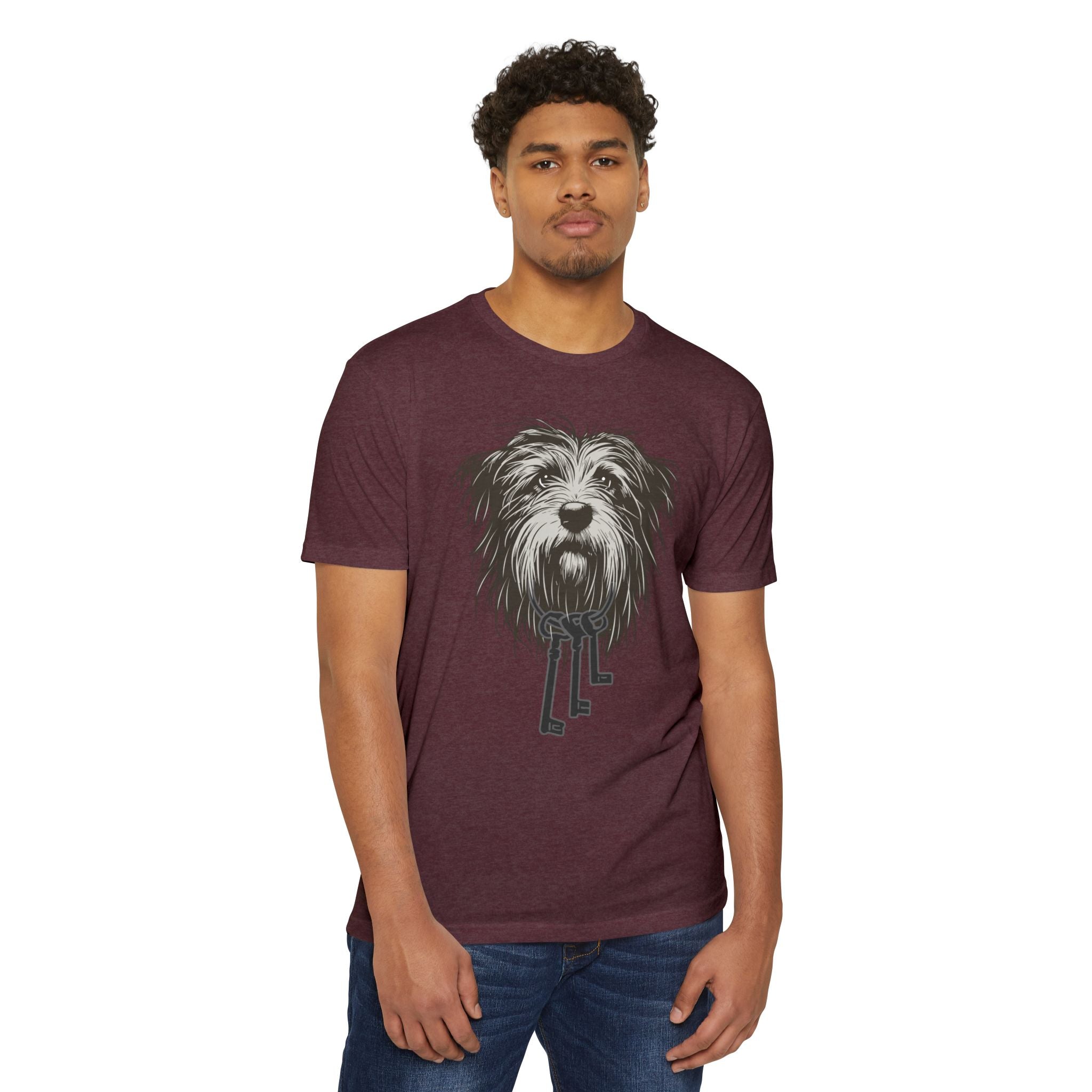 Pirate Dog withholding Jail Keys T-shirt