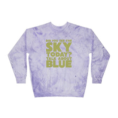 Kronks Blue Sky Unisex Color Blast Crewneck Sweatshirt