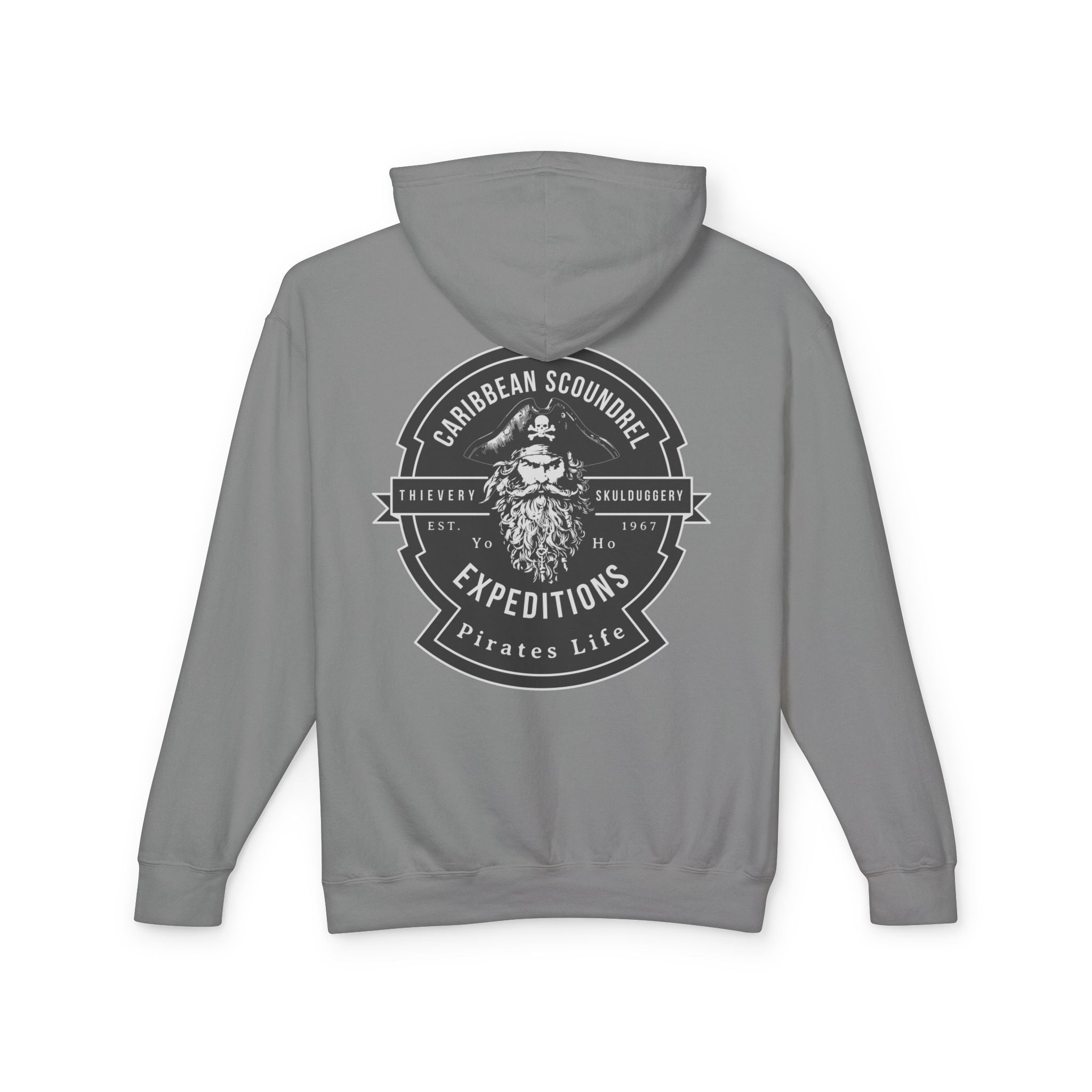 Caribbean Scoundrel Expeditions Unisex Lightweight Hoodie - Yo Ho, Yo Ho