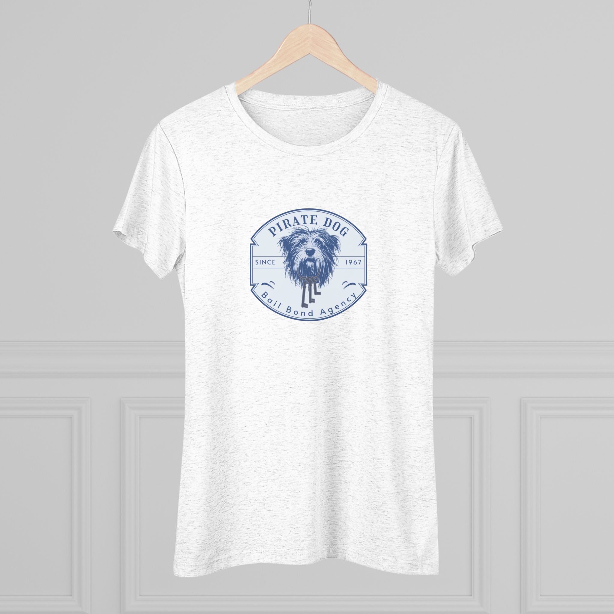 Pirate Dog Bail Bond Agency Women's Triblend Tee