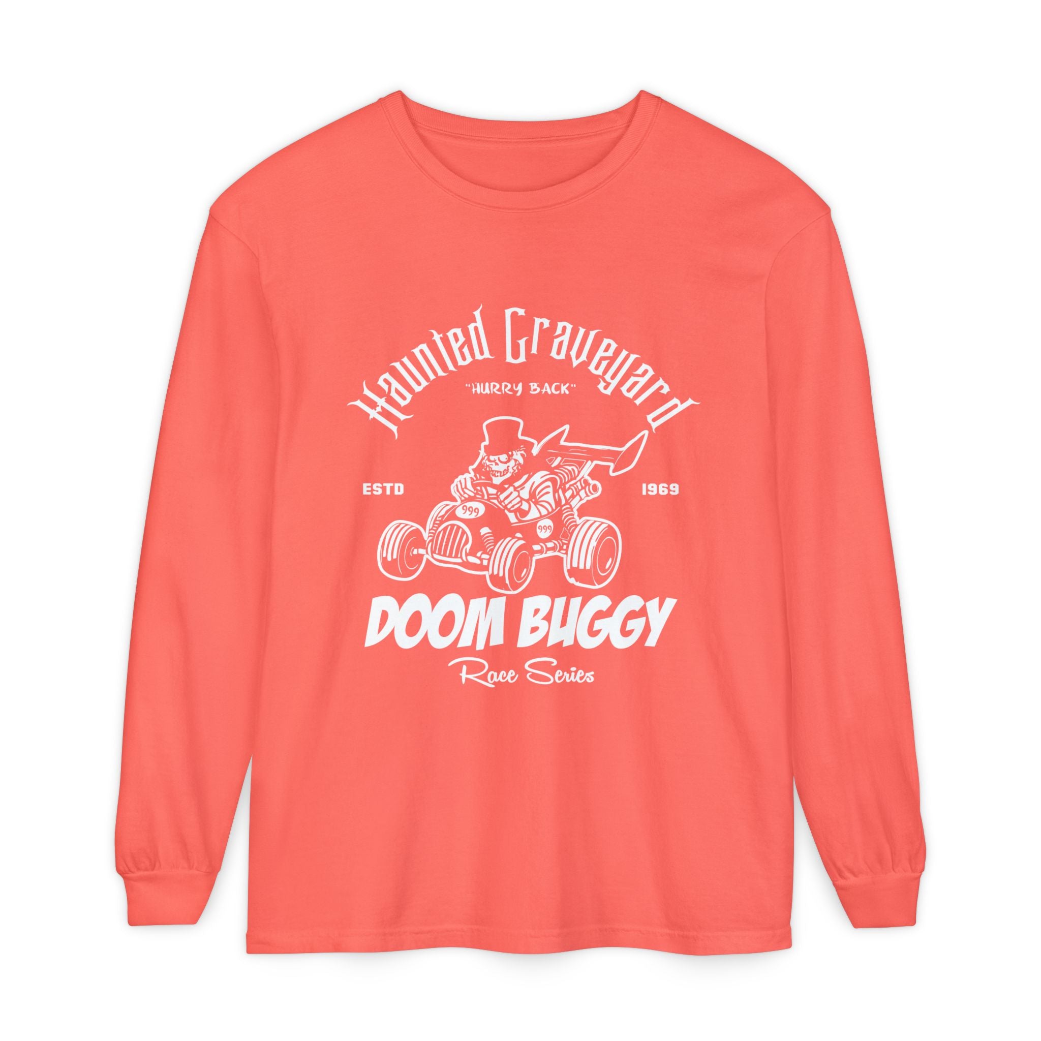 Haunted Graveyard Doom Buggy Race Series Long Sleeve Unisex T-Shirt