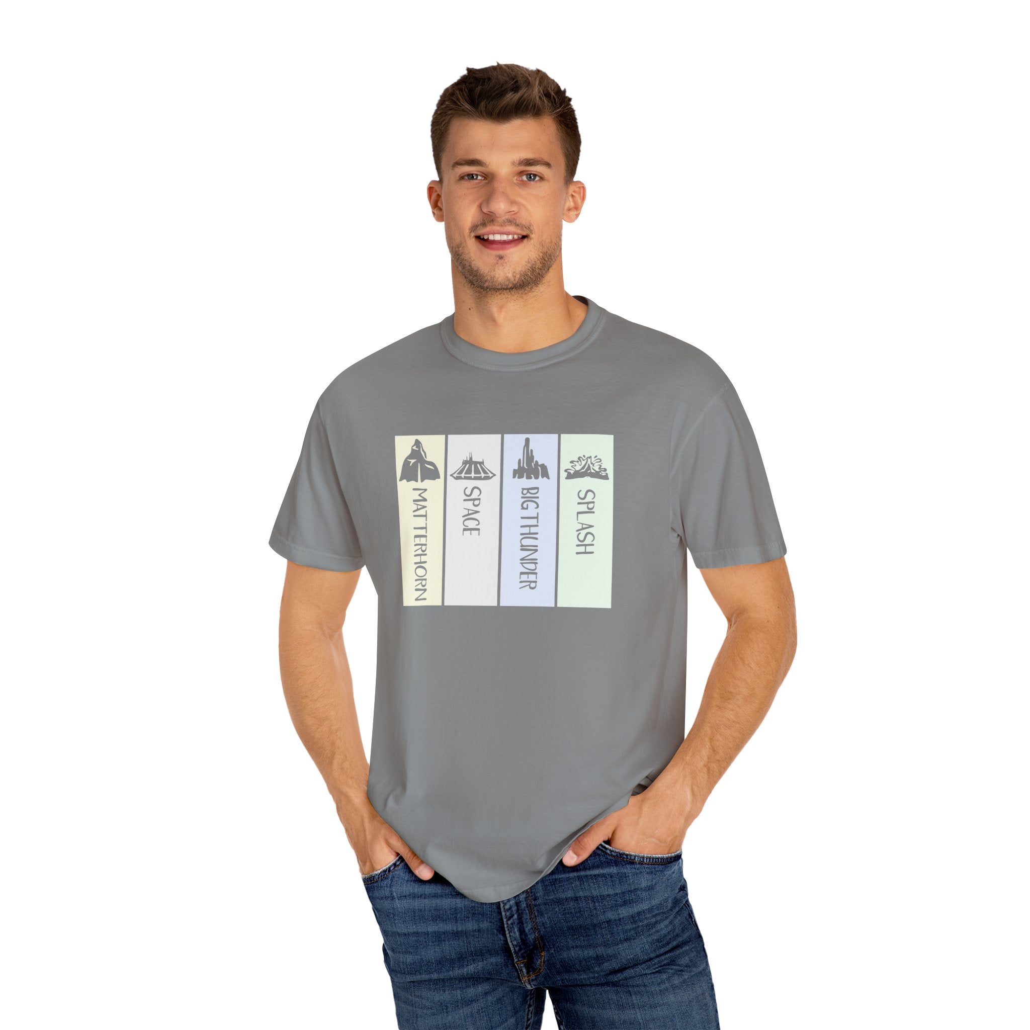 Mountain Range at Disneyland Unisex T-Shirt