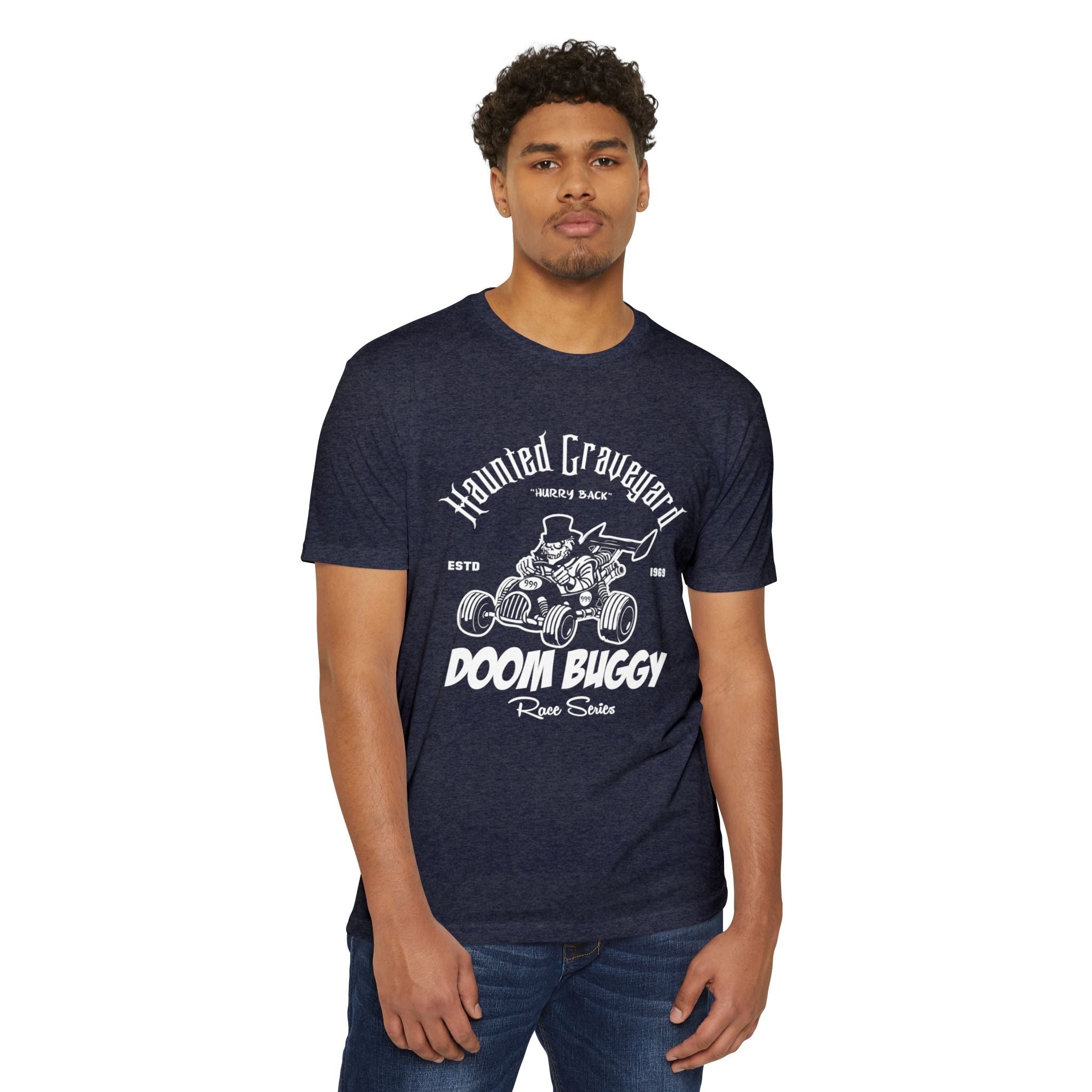 Haunted Graveyard Doom Buggy Unisex T-Shirt