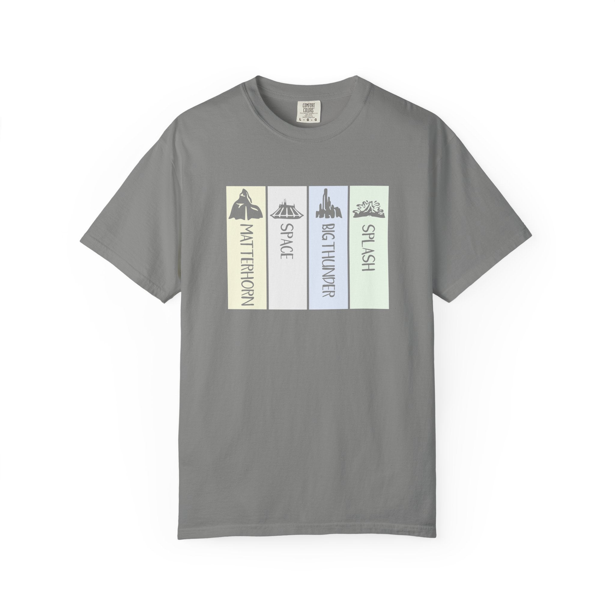 Mountain Range at Disneyland Unisex T-Shirt