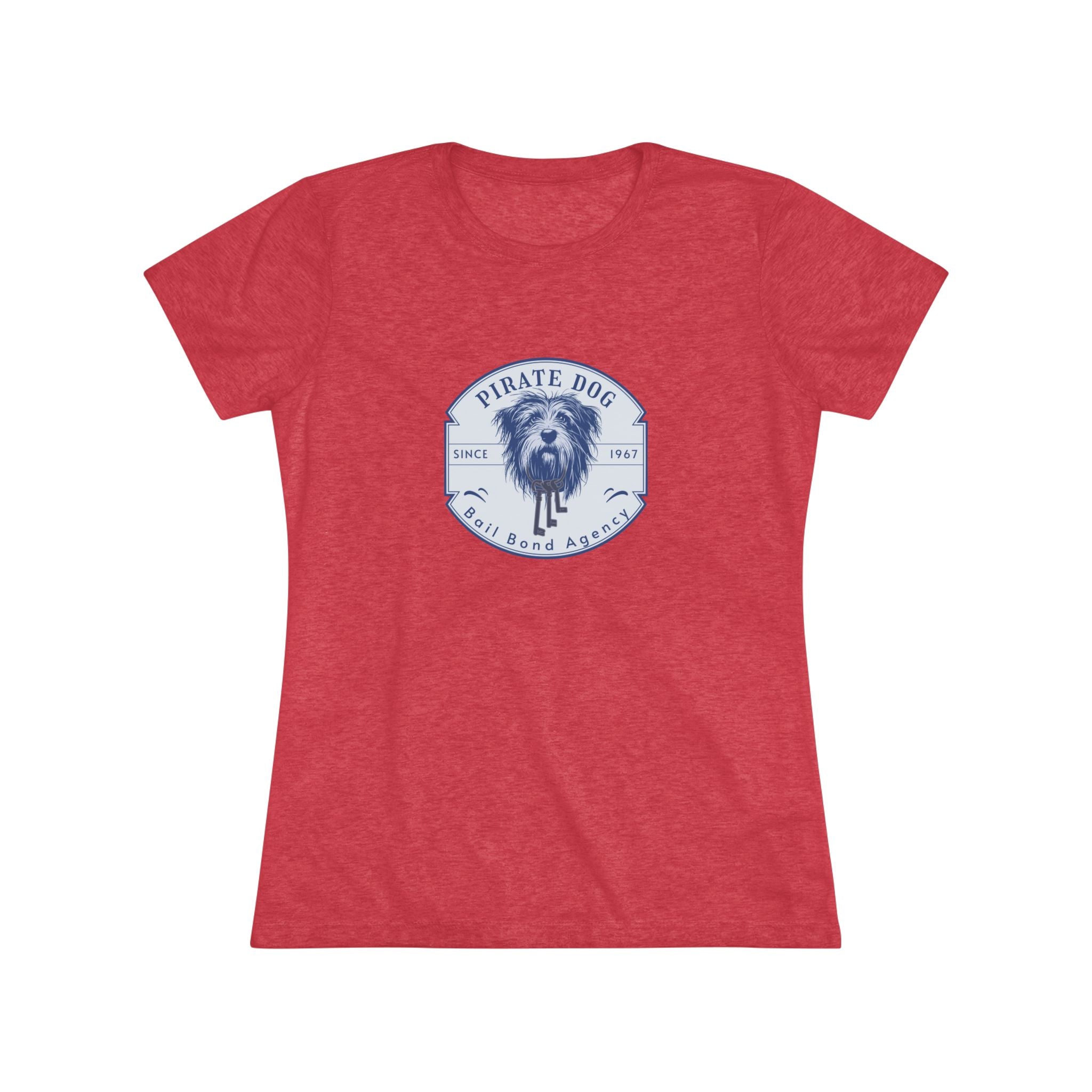 Pirate Dog Bail Bond Agency Women's Triblend Tee