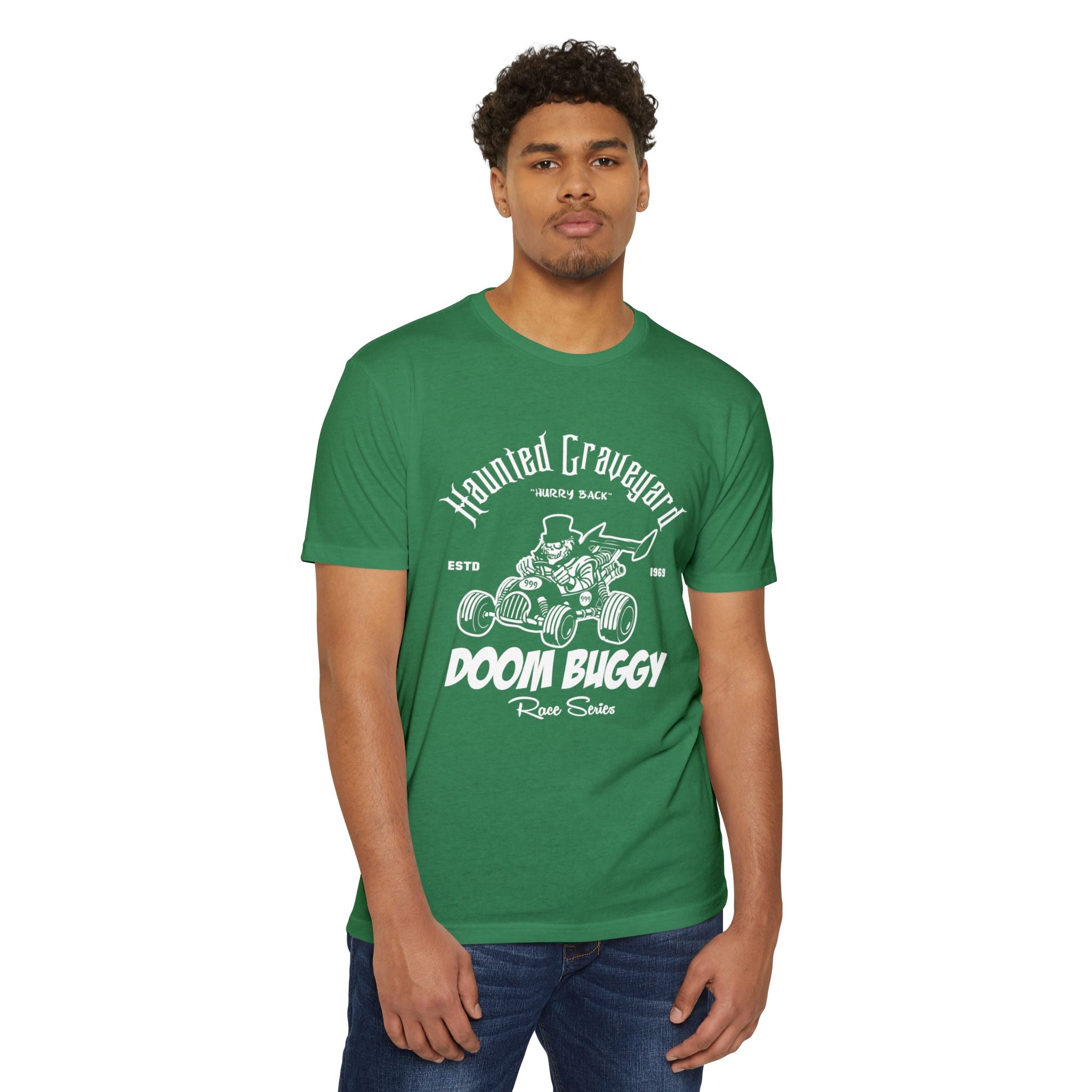 Haunted Graveyard Doom Buggy Unisex T-Shirt