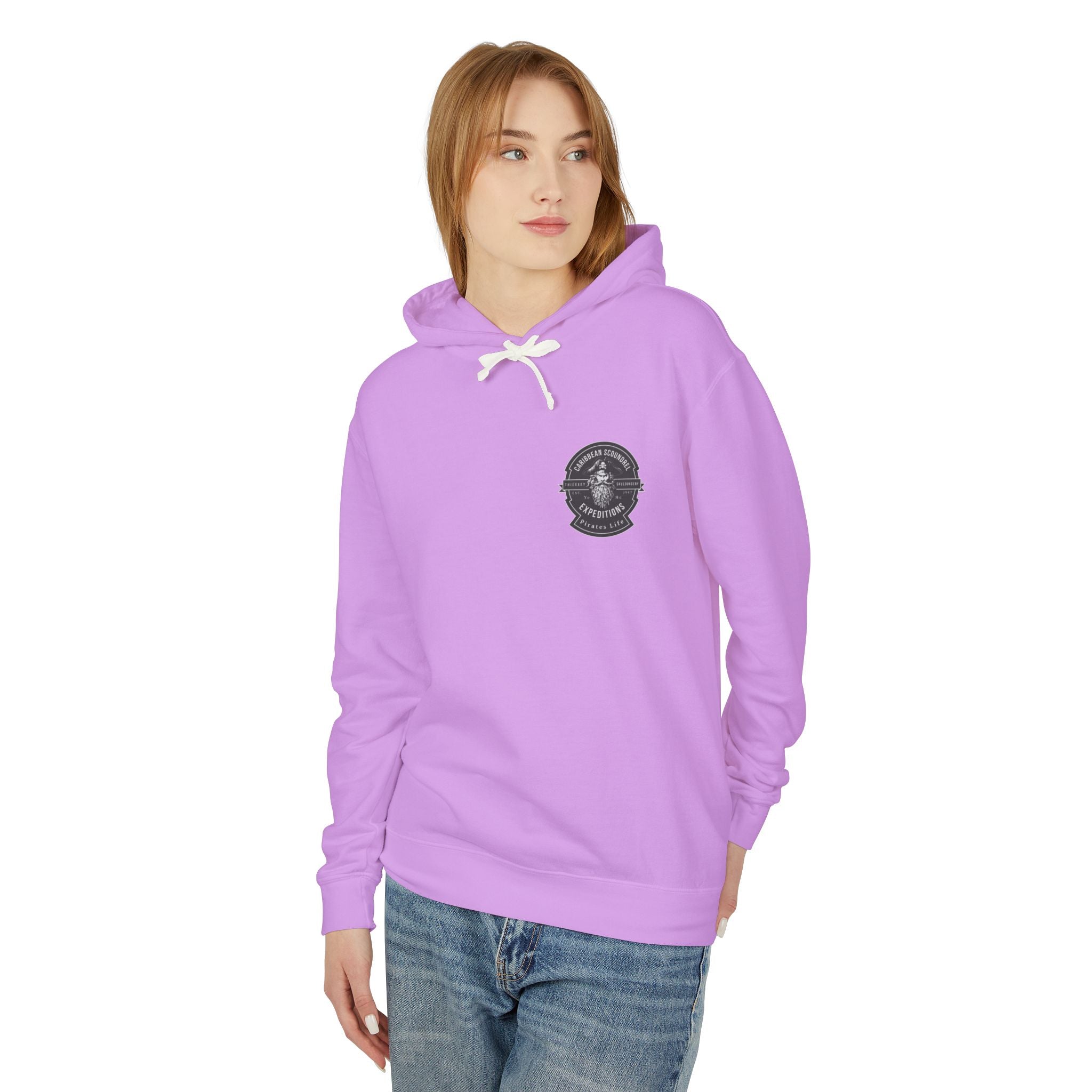 Caribbean Scoundrel Expeditions Unisex Lightweight Hoodie - Yo Ho, Yo Ho