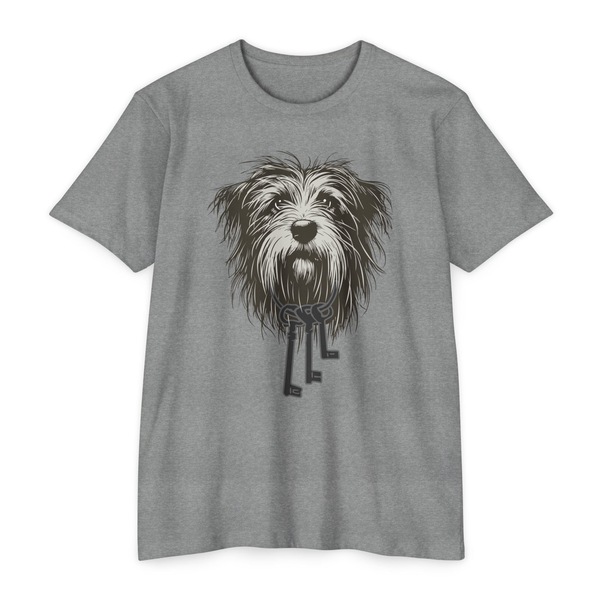 Pirate Dog withholding Jail Keys T-shirt