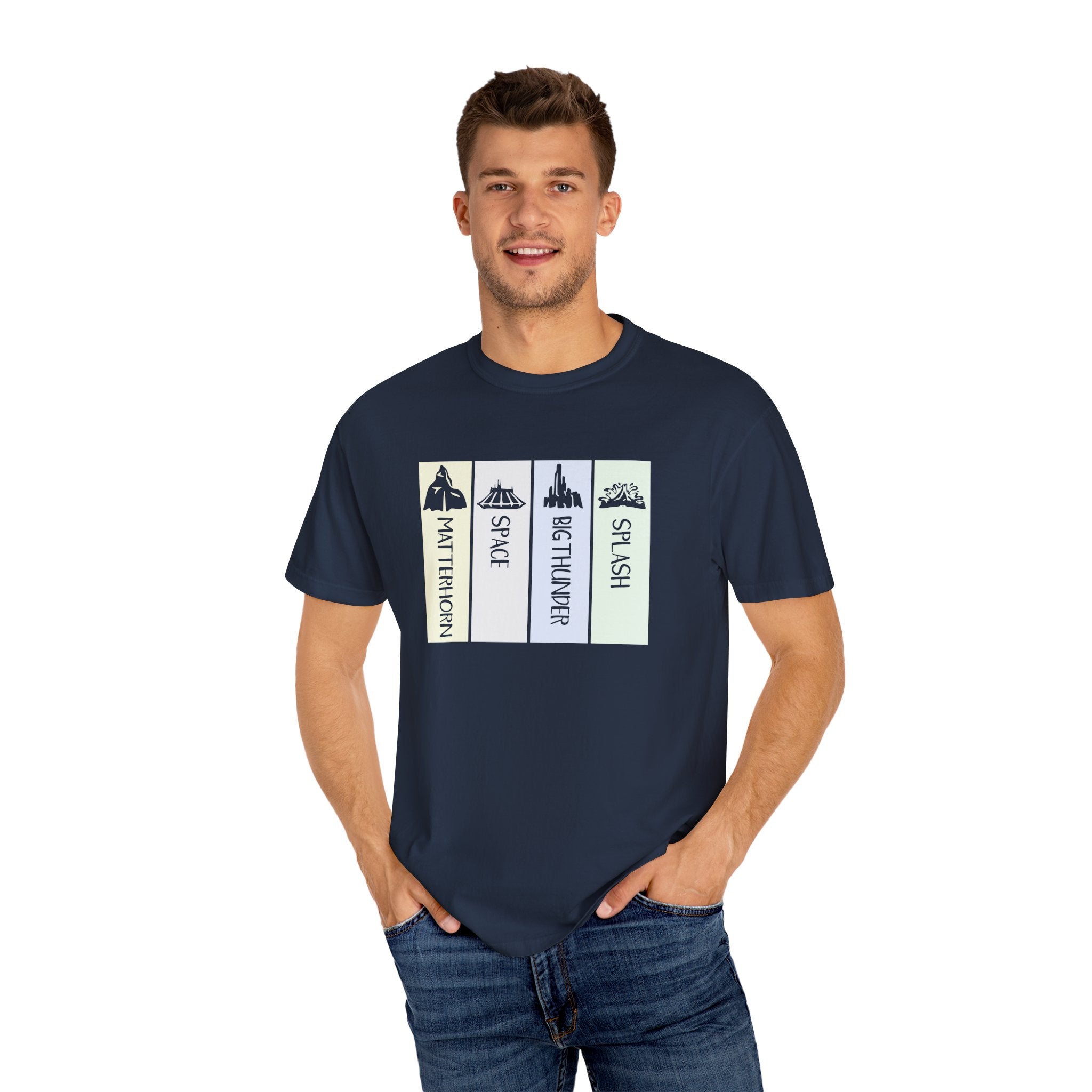 Mountain Range at Disneyland Unisex T-Shirt