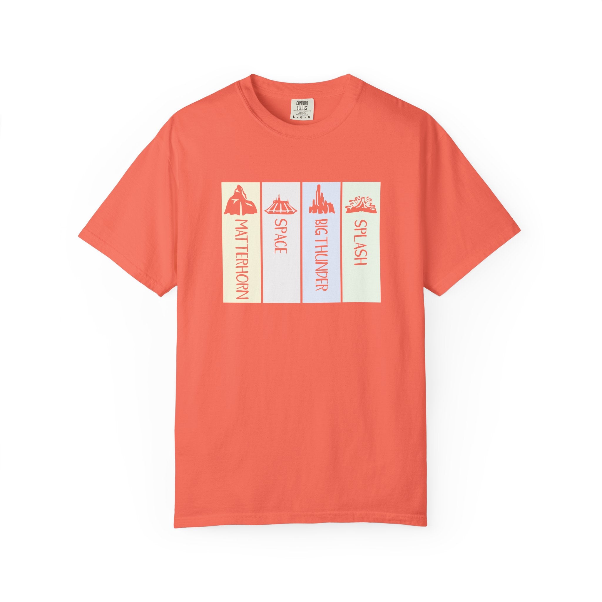 Mountain Range at Disneyland Unisex T-Shirt