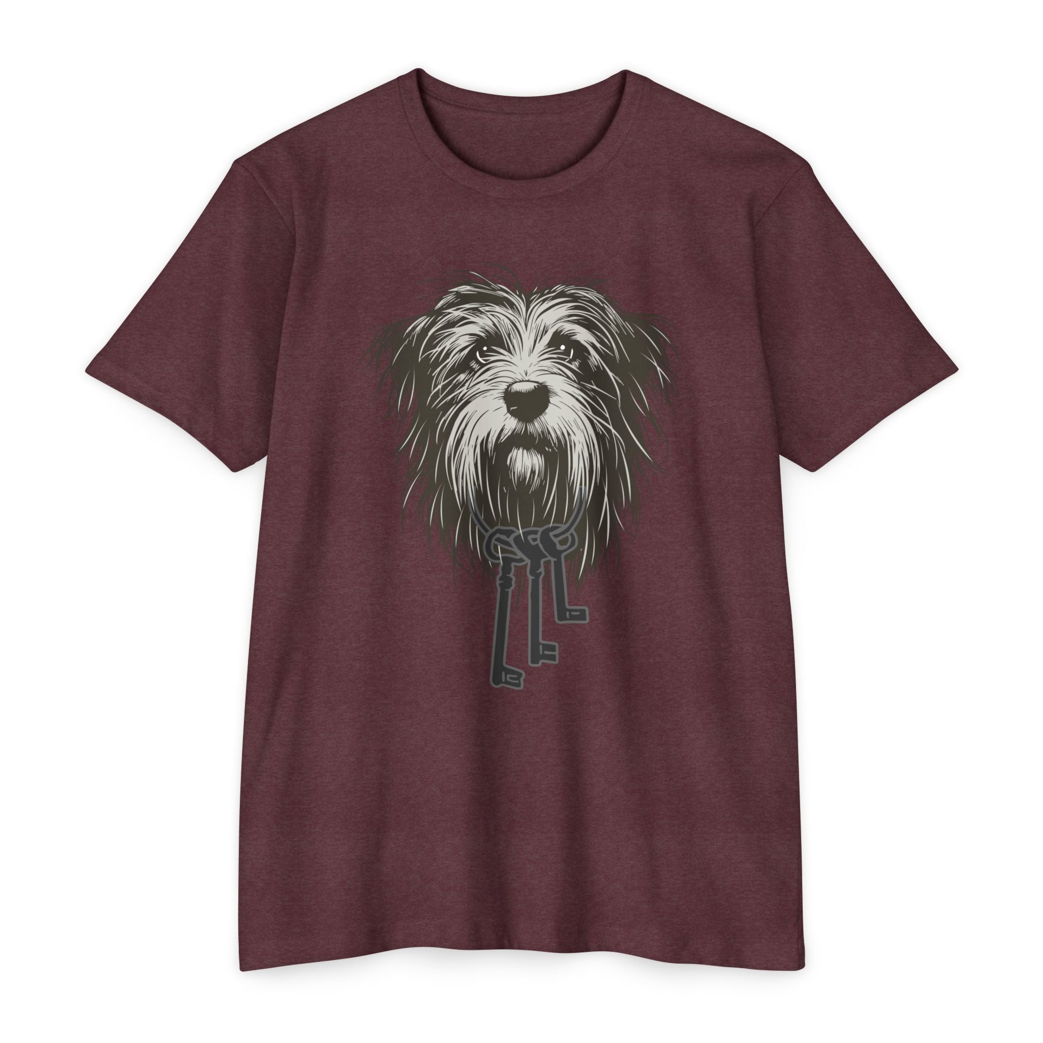 Pirate Dog withholding Jail Keys T-shirt