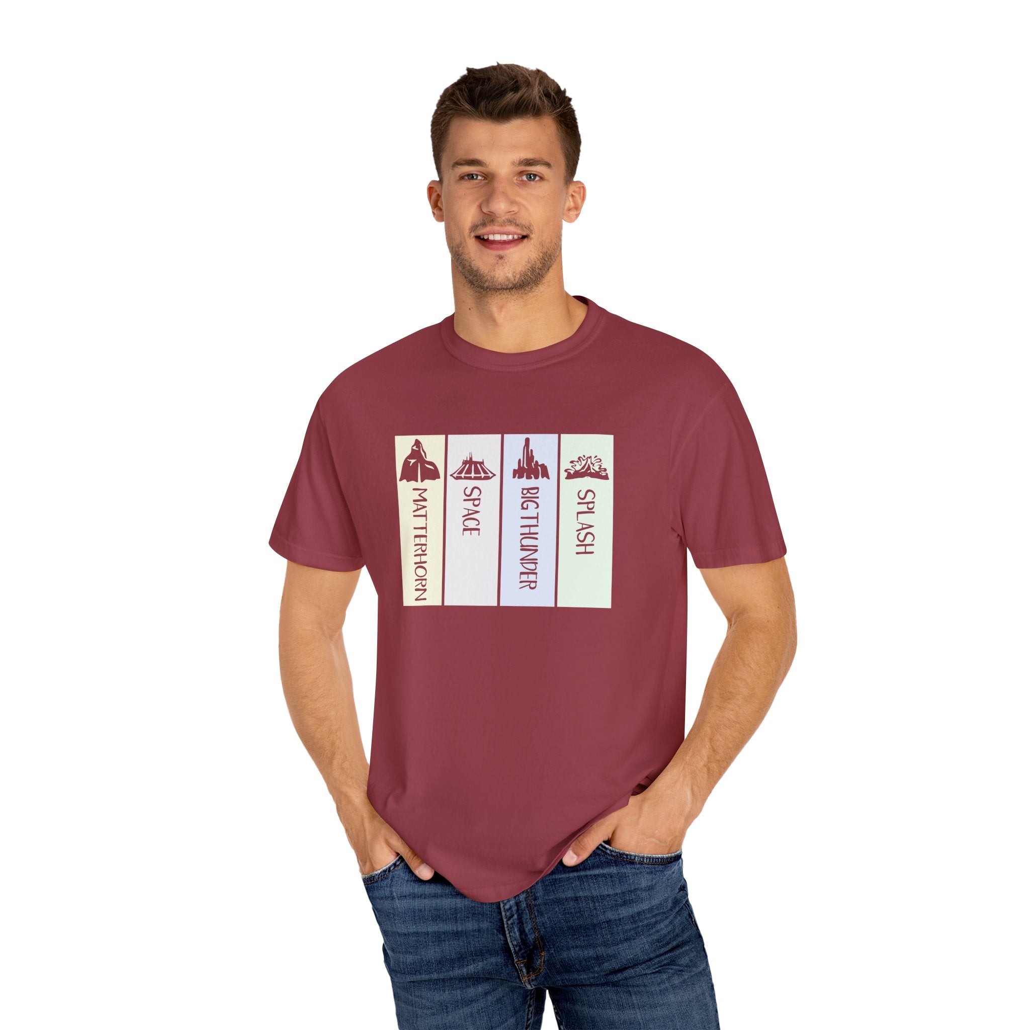 Mountain Range at Disneyland Unisex T-Shirt