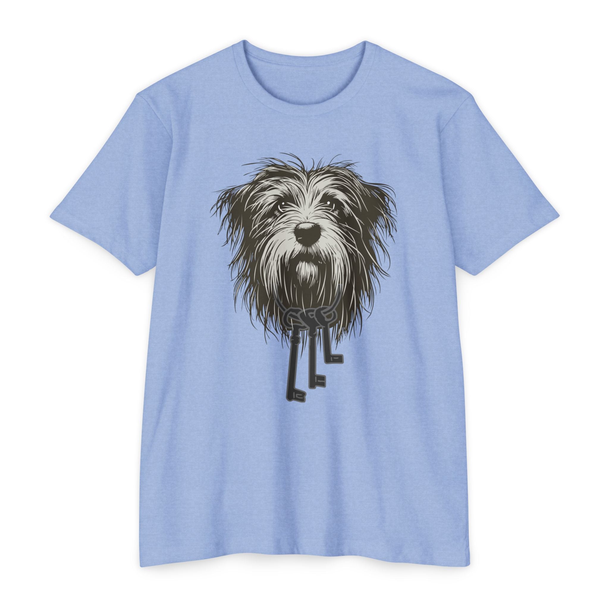 Pirate Dog withholding Jail Keys T-shirt