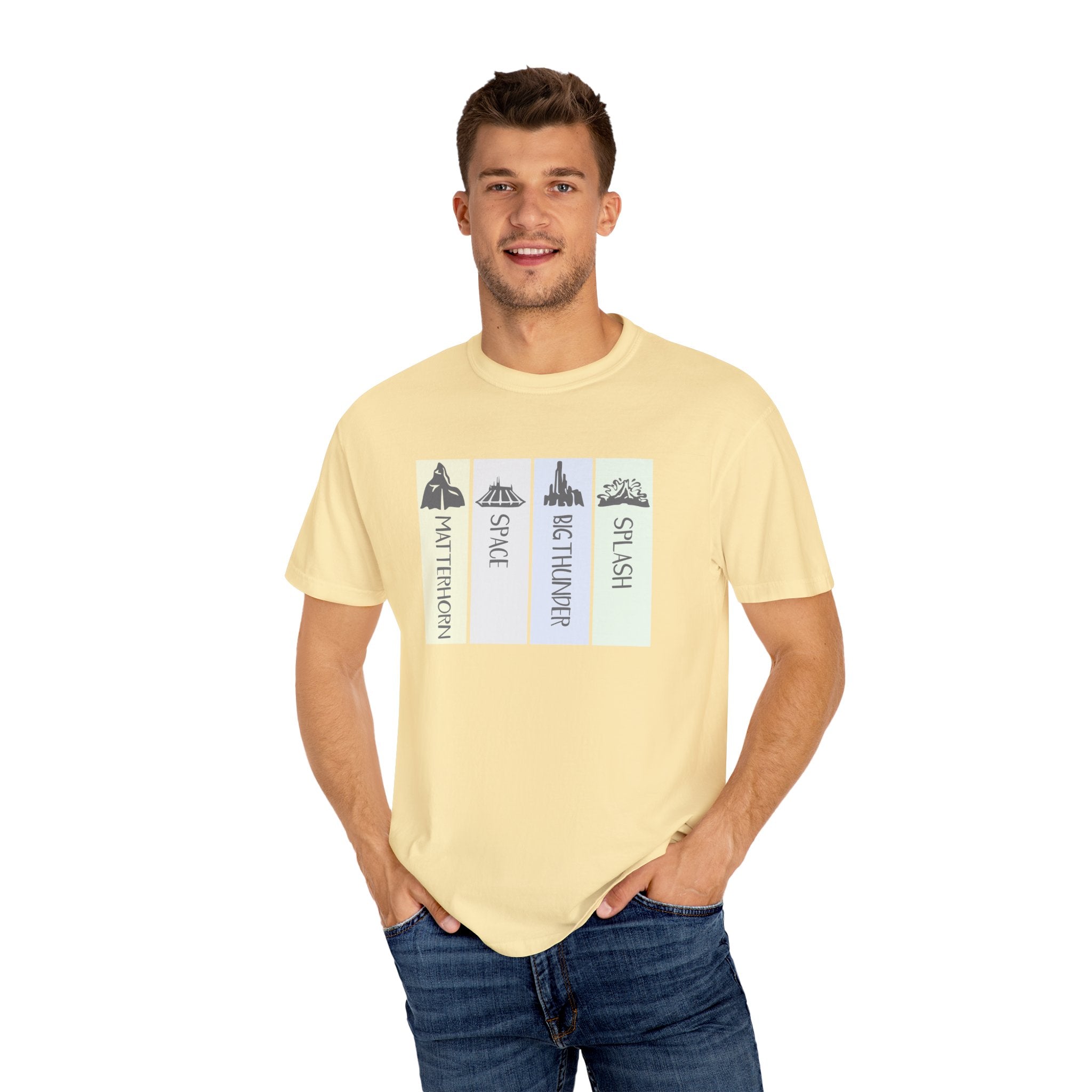 Mountain Range at Disneyland Unisex T-Shirt
