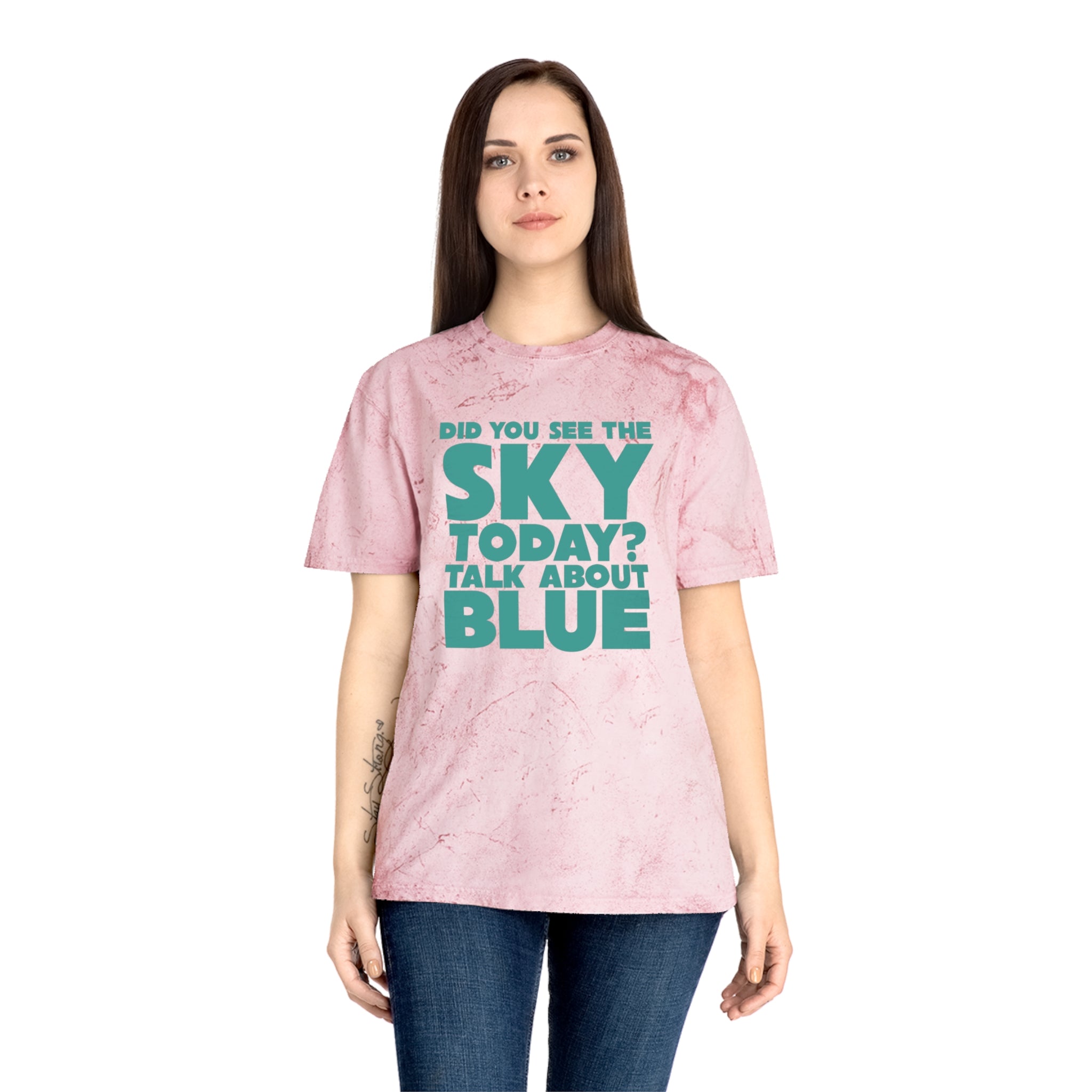 Kronks Blue Sky Unisex Color Blast T-Shirt