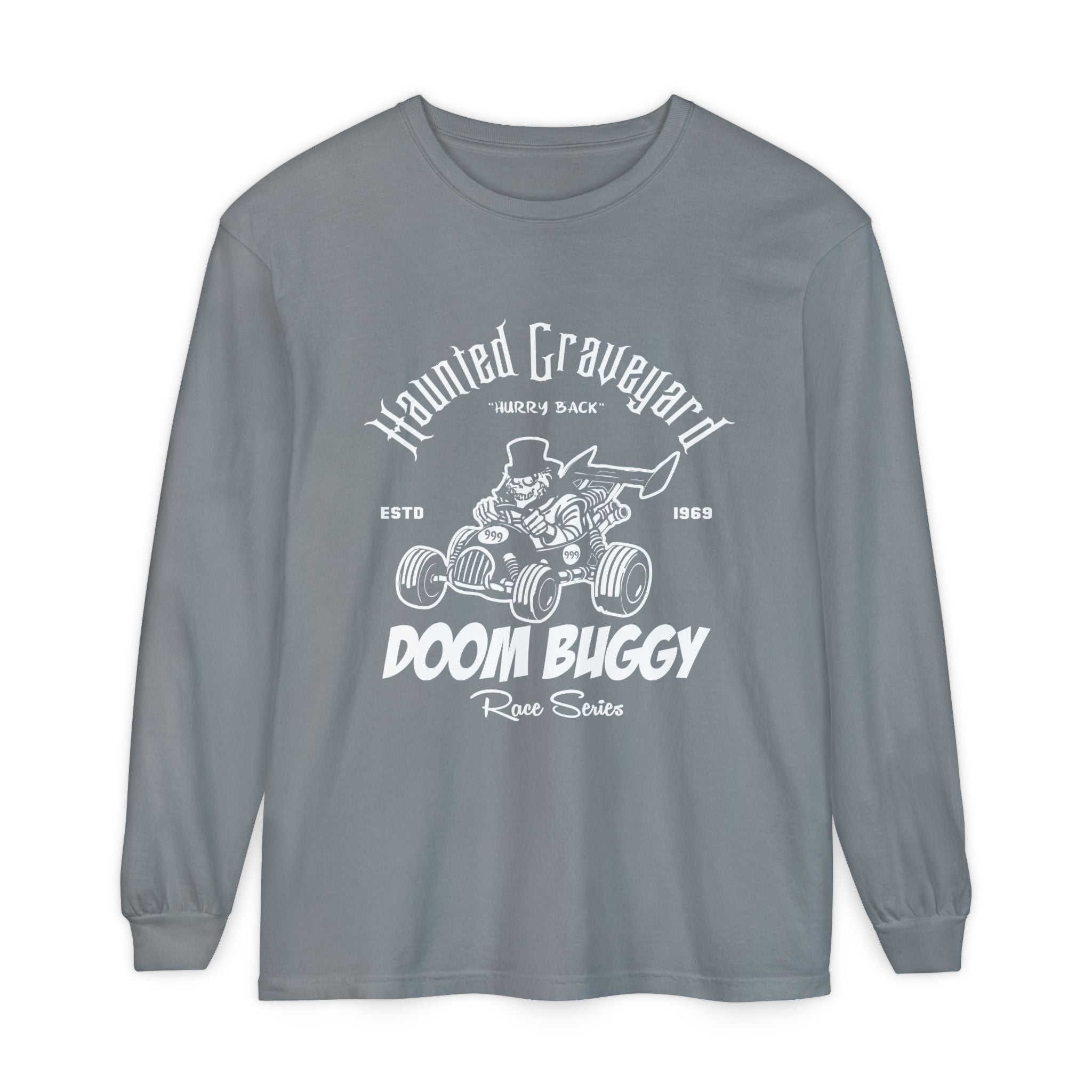 Haunted Graveyard Doom Buggy Race Series Long Sleeve Unisex T-Shirt