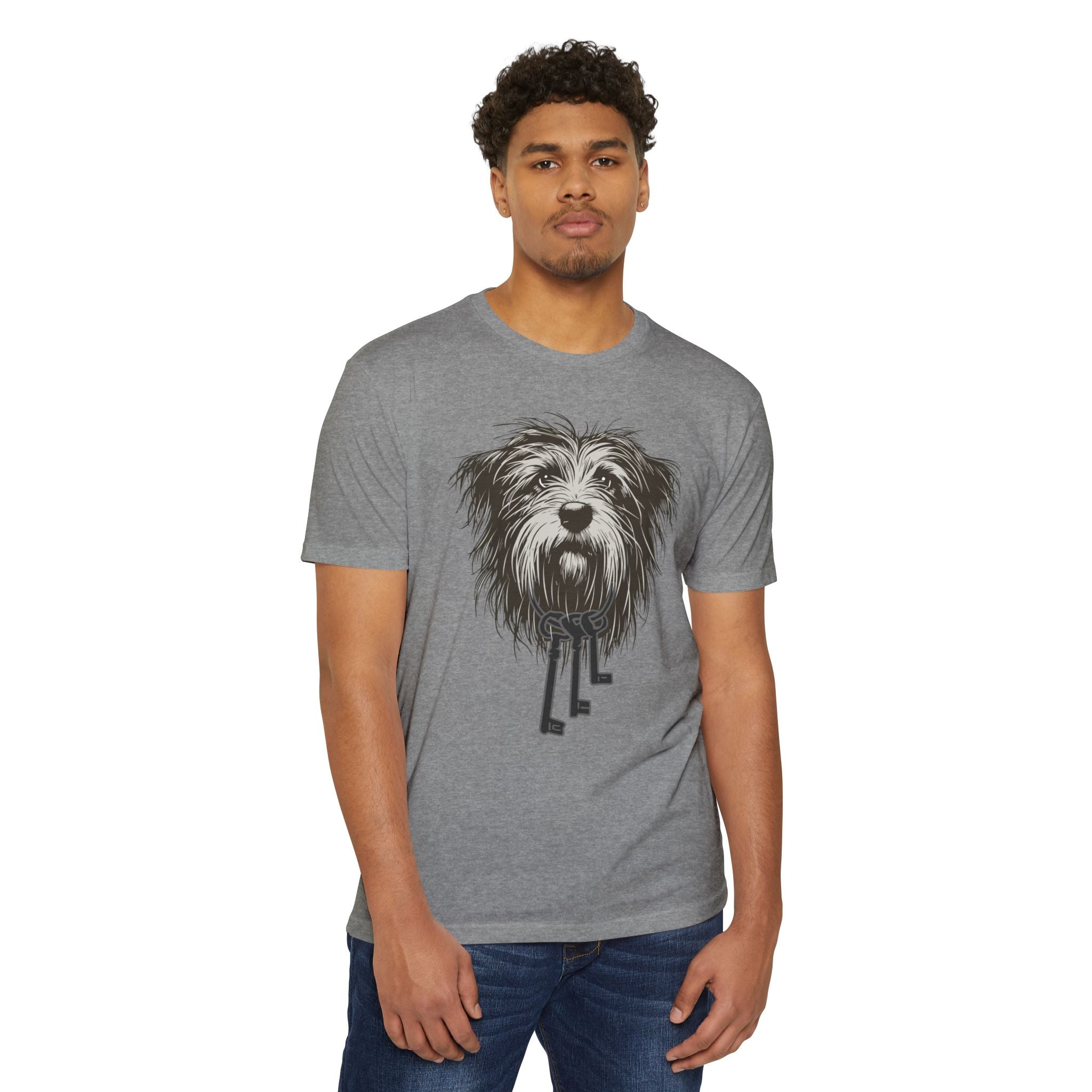 Pirate Dog withholding Jail Keys T-shirt