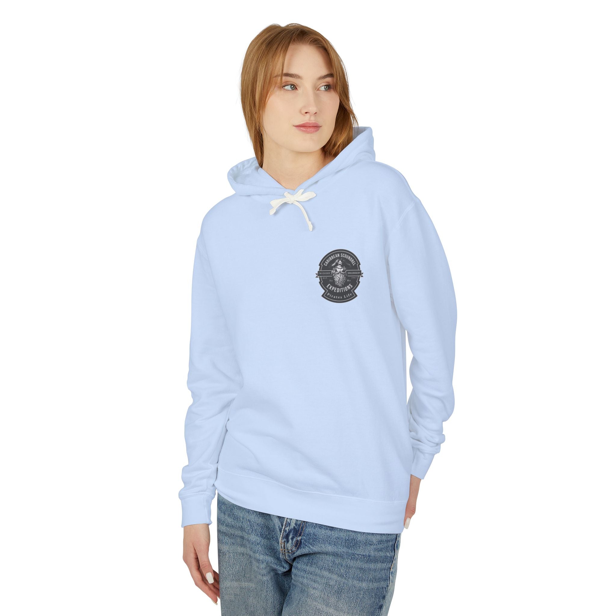 Caribbean Scoundrel Expeditions Unisex Lightweight Hoodie - Yo Ho, Yo Ho