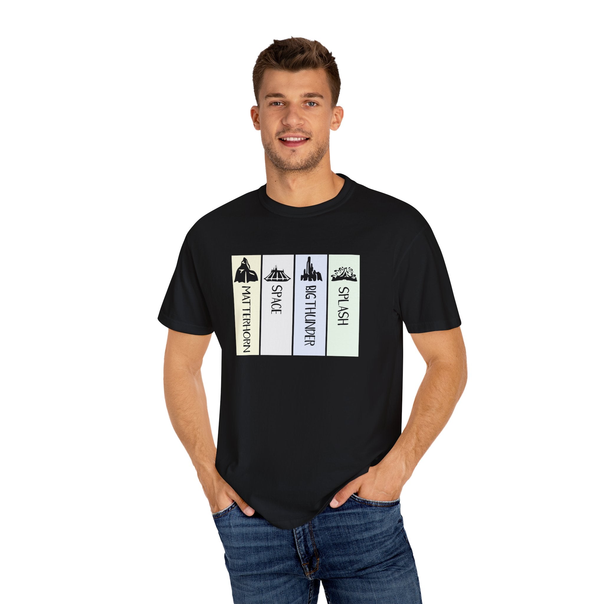 Mountain Range at Disneyland Unisex T-Shirt