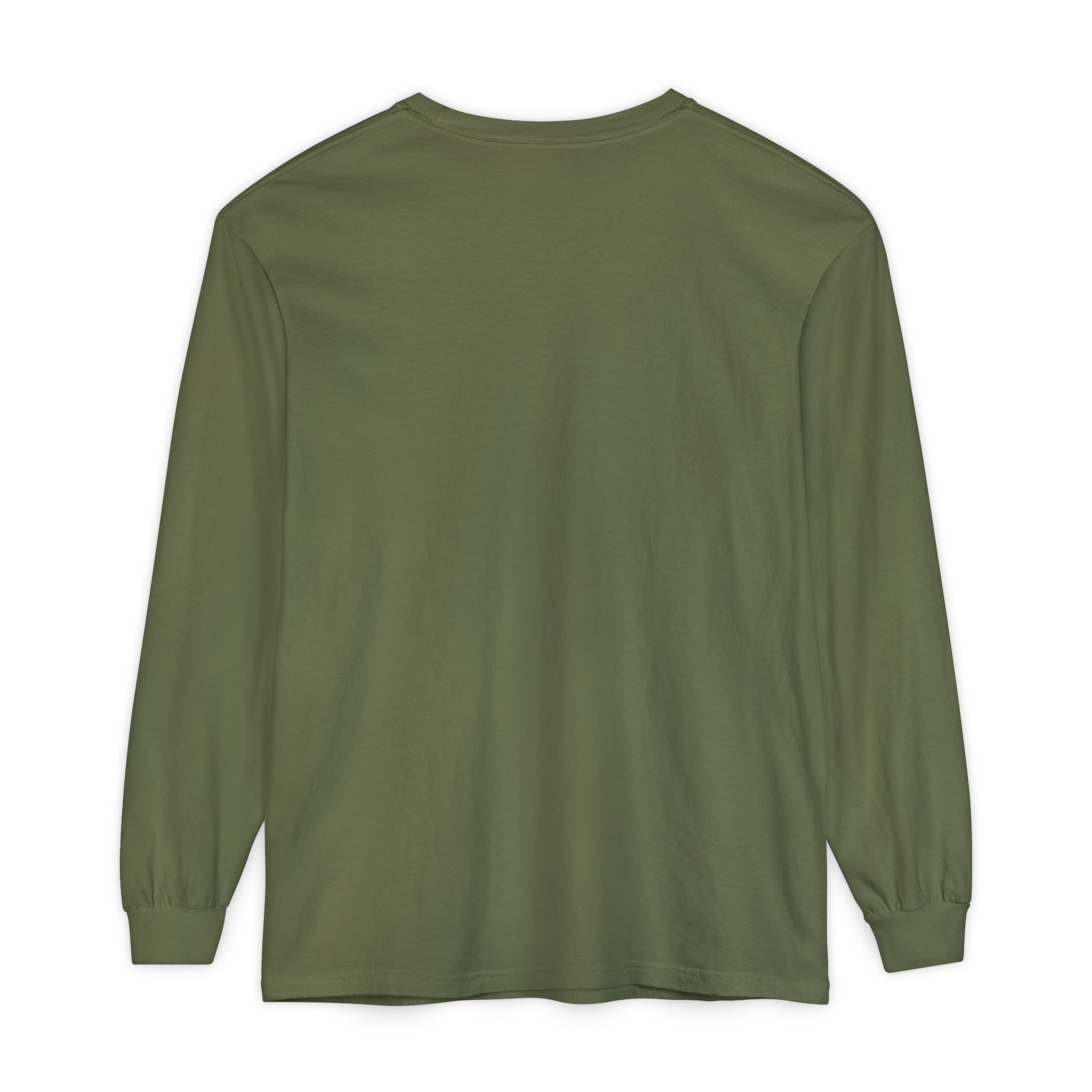 Pegasus Track & Field Long Sleeve T-Shirt - Unisex Garment-Dyed Graphic Tee