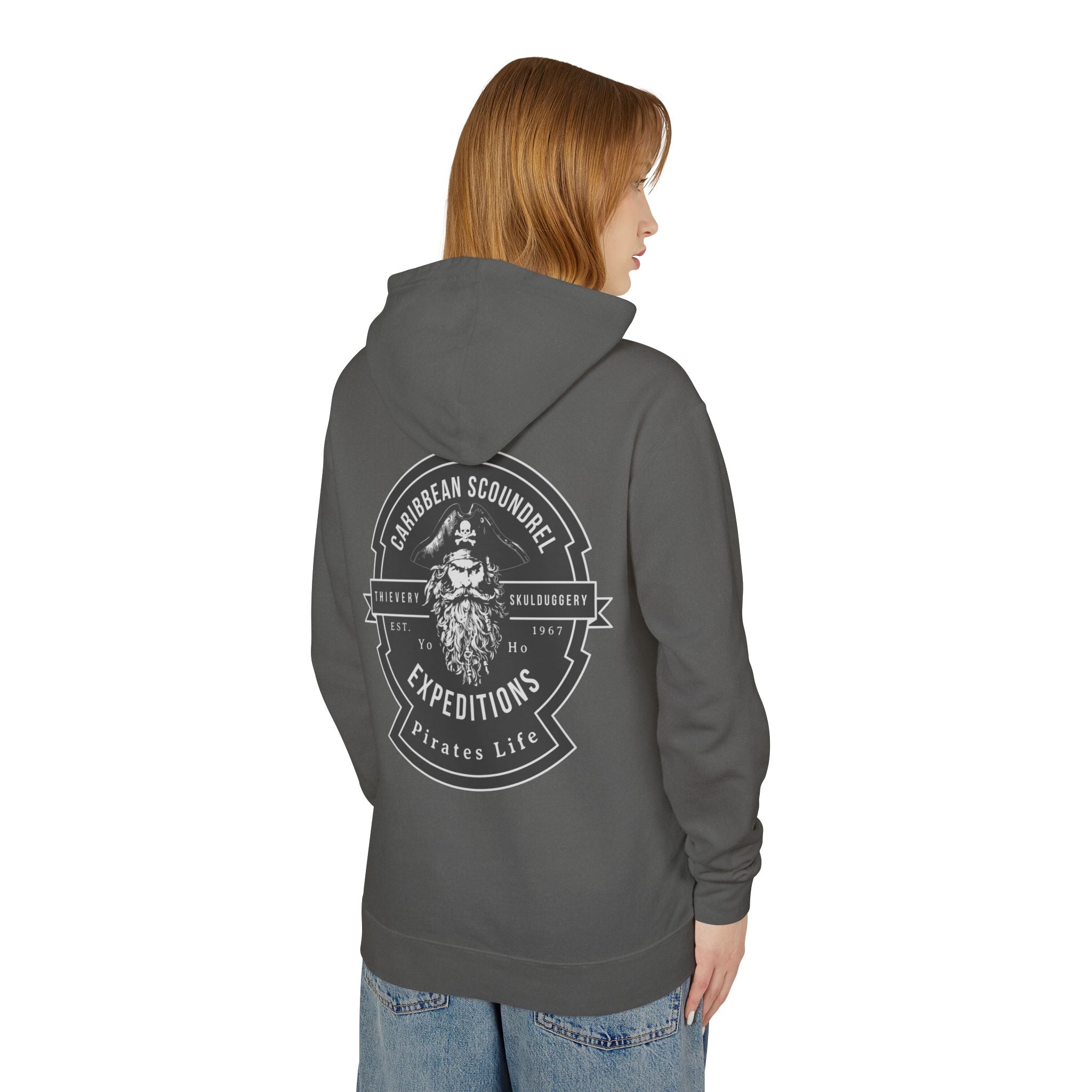 Caribbean Scoundrel Expeditions Unisex Lightweight Hoodie - Yo Ho, Yo Ho