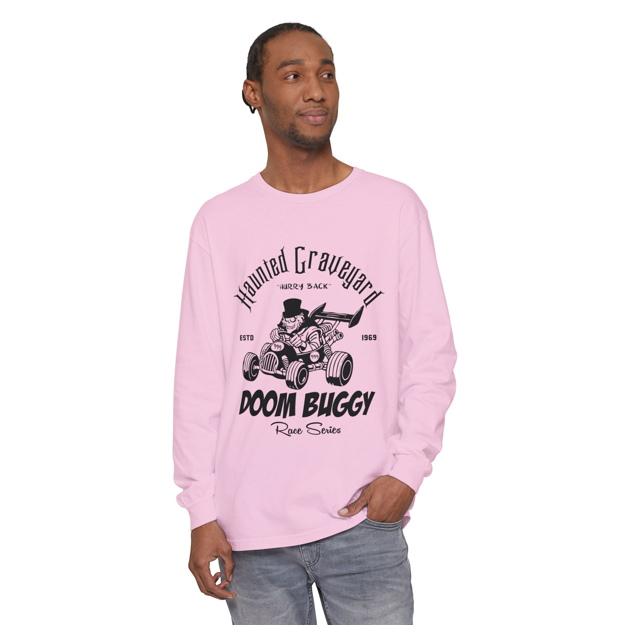 Haunted Graveyard Doom Buggy Race Series Long Sleeve Unisex T-Shirt