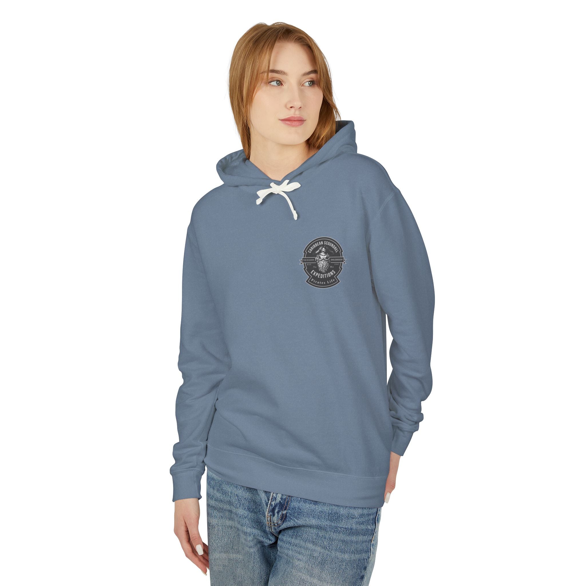 Caribbean Scoundrel Expeditions Unisex Lightweight Hoodie - Yo Ho, Yo Ho