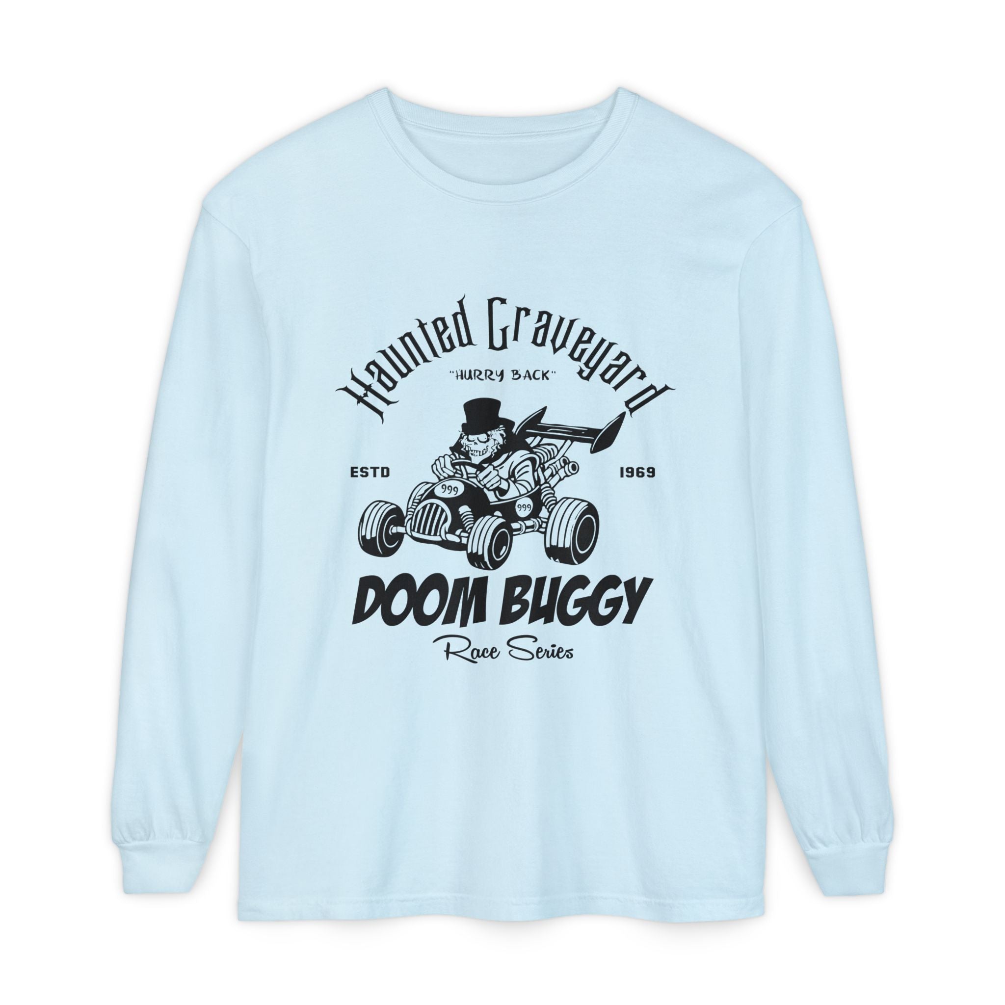 Haunted Graveyard Doom Buggy Race Series Long Sleeve Unisex T-Shirt