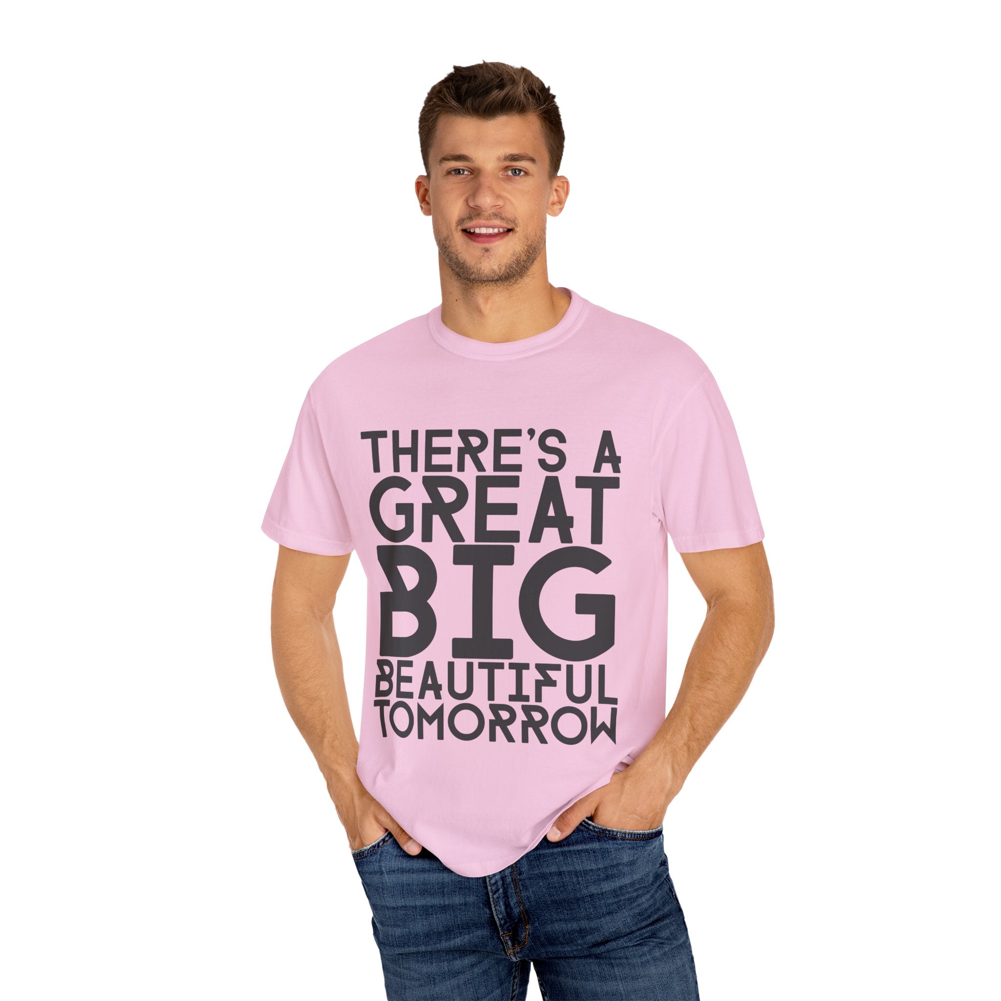 There's a Great Big Beautiful Tomorrow T-Shirt | Music Lover Gift | unisex Graphic Tee | Festival Fashion | Halloween Costume