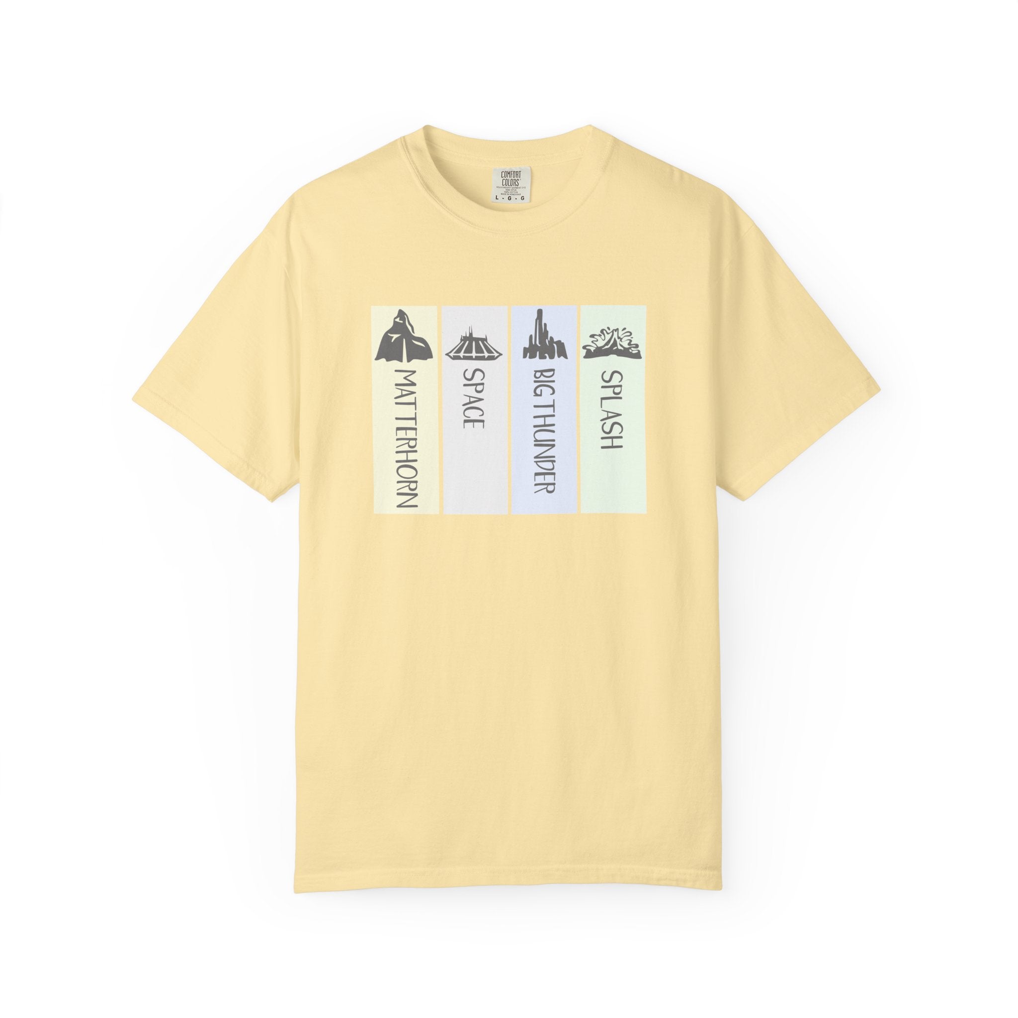 Mountain Range at Disneyland Unisex T-Shirt