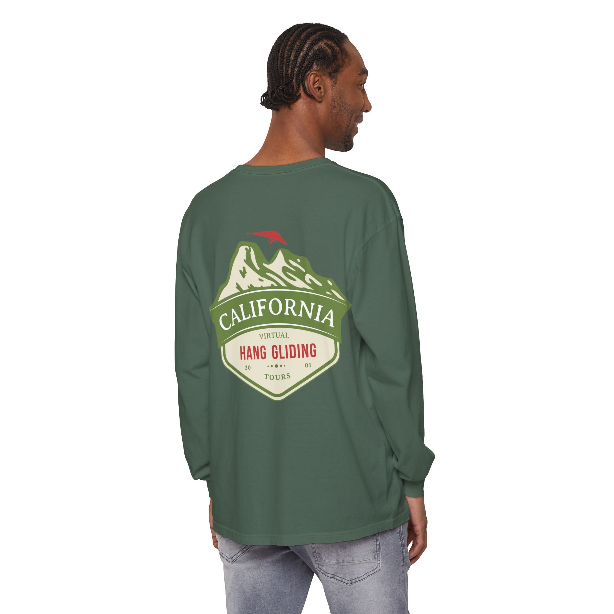 California Virtual Hang Gliding Tours Long Sleeve Unisex T-Shirt
