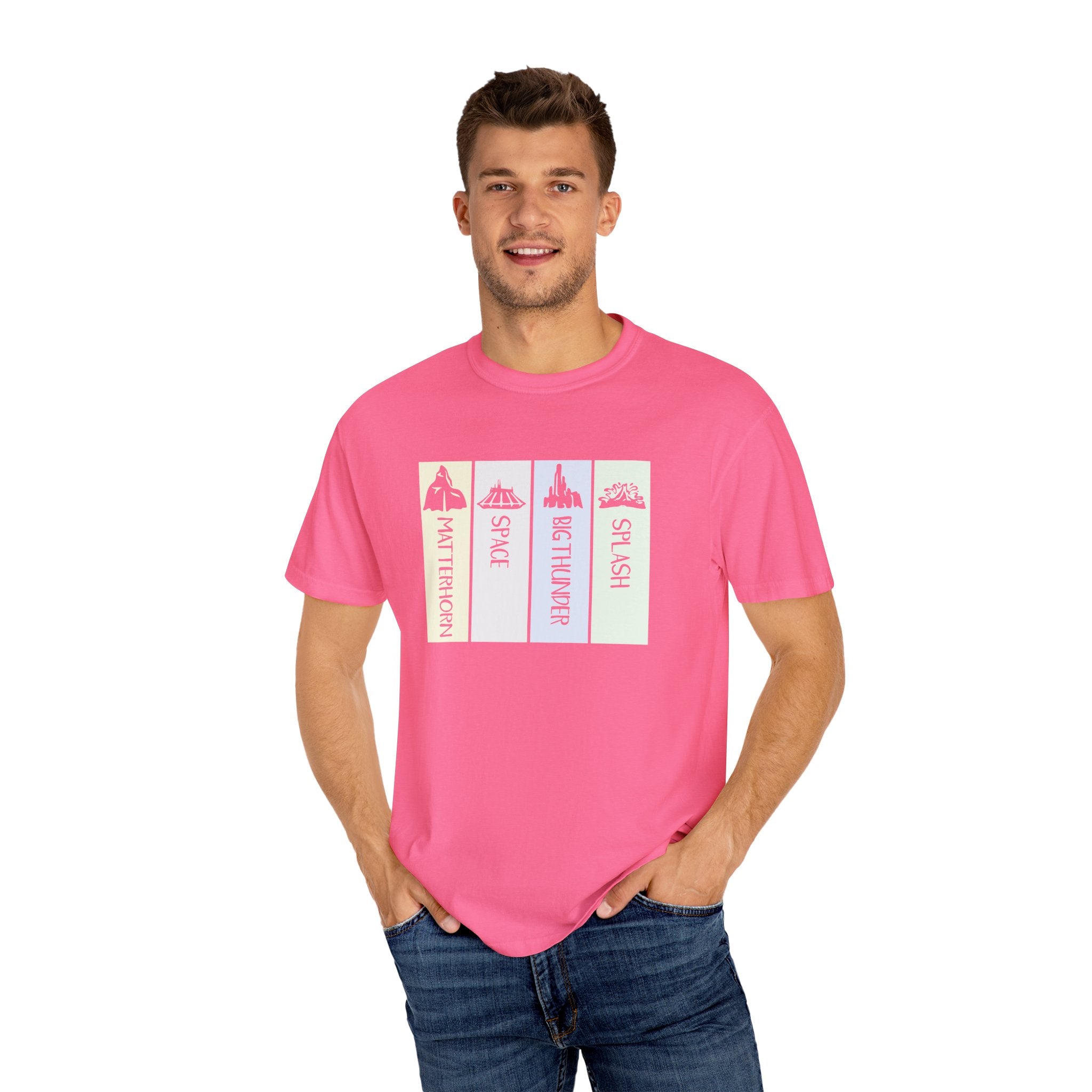 Mountain Range at Disneyland Unisex T-Shirt