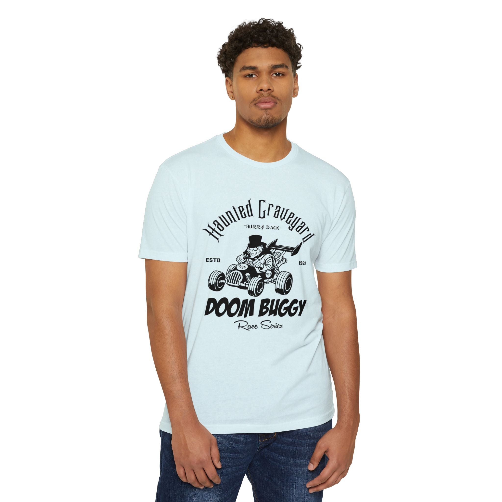 Haunted Graveyard Doom Buggy Unisex T-Shirt