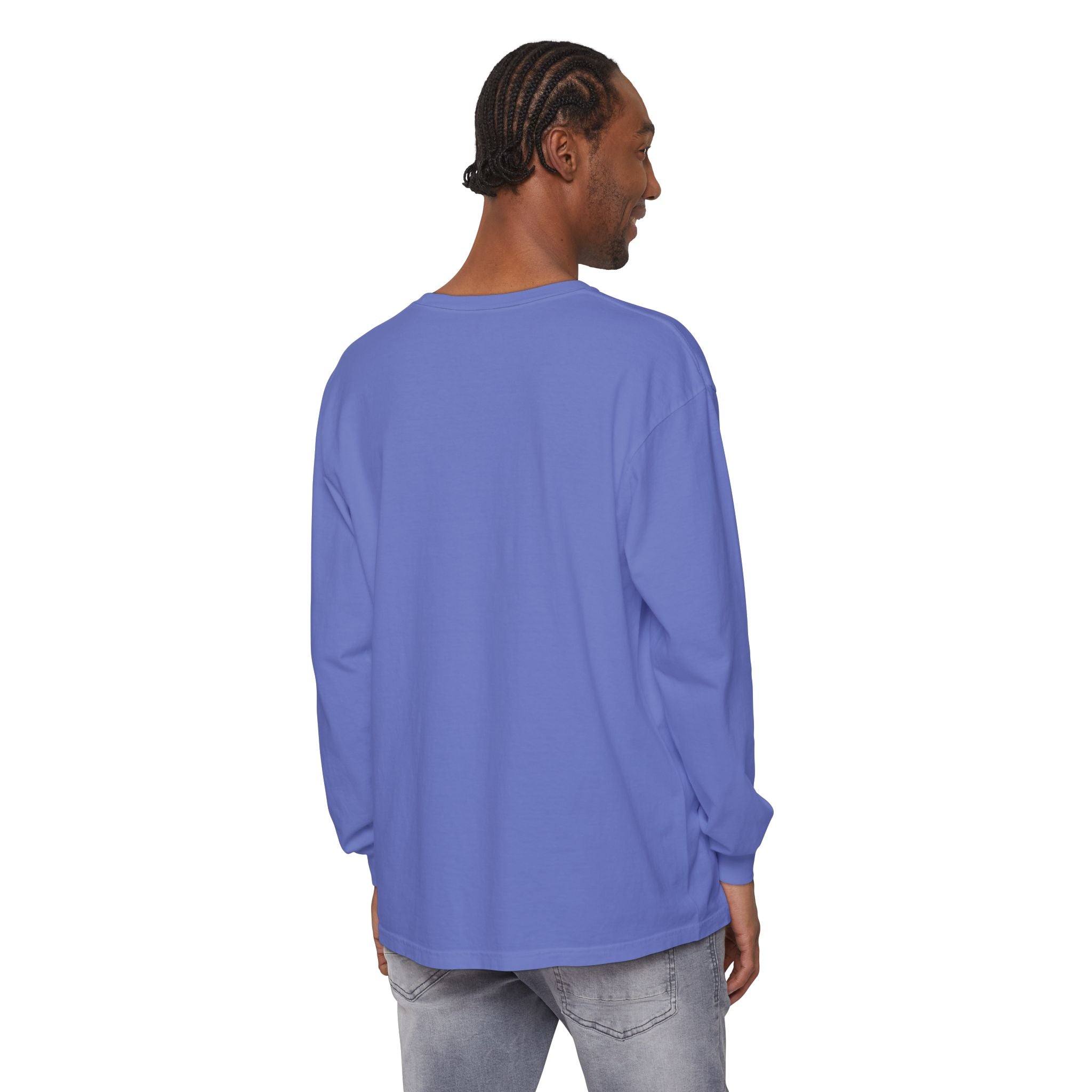 Pegasus Track & Field Long Sleeve T-Shirt - Unisex Garment-Dyed Graphic Tee