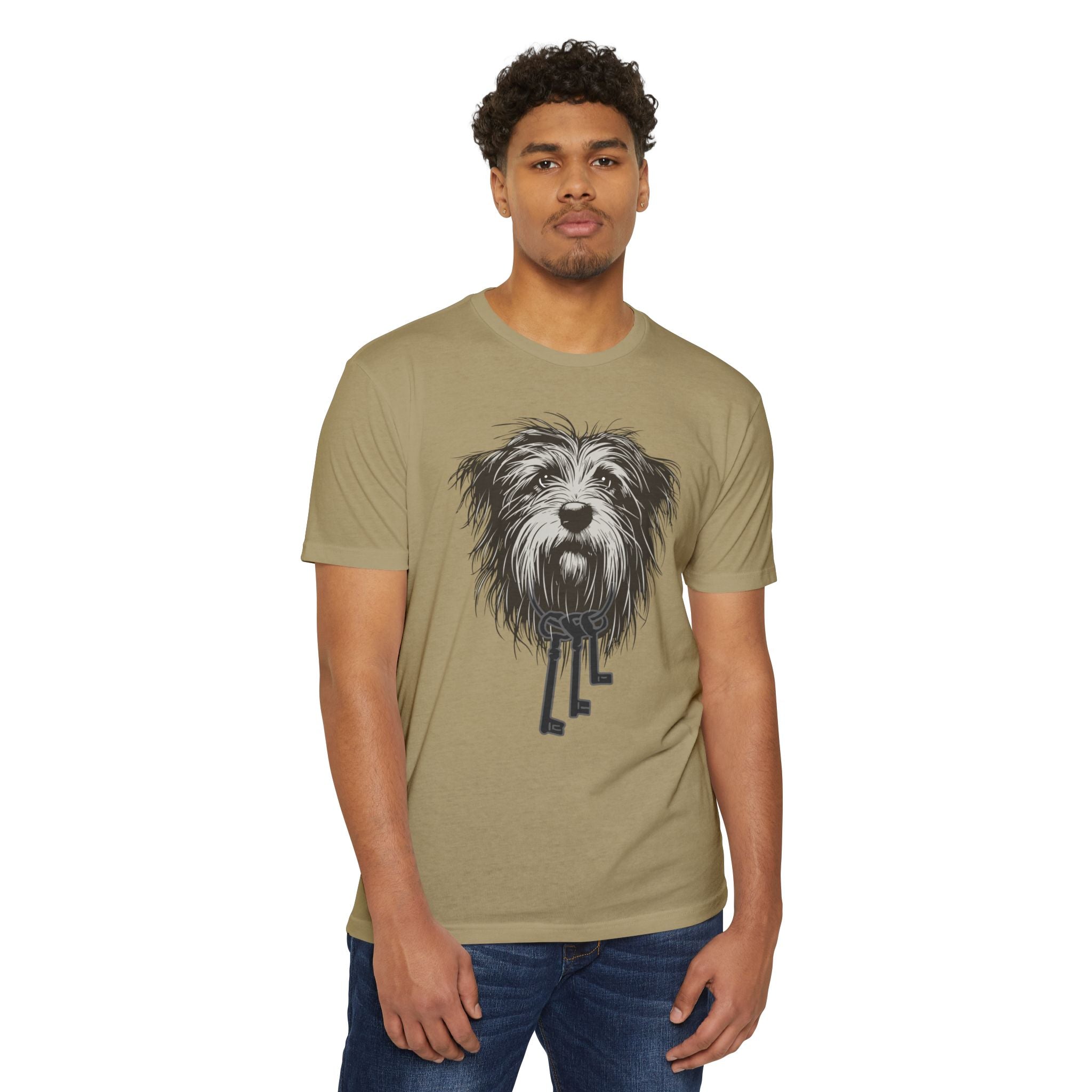 Pirate Dog withholding Jail Keys T-shirt