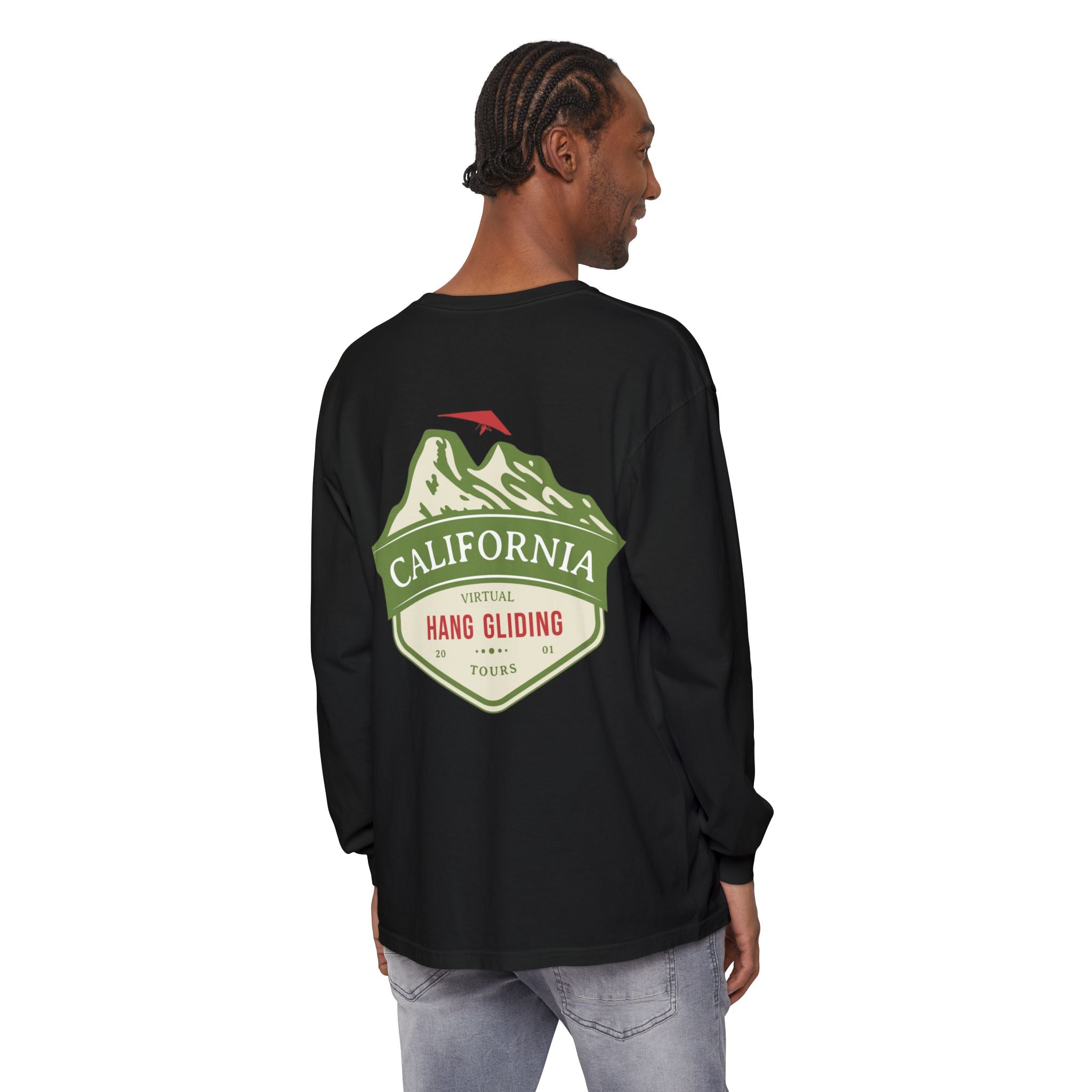 California Virtual Hang Gliding Tours Long Sleeve Unisex T-Shirt