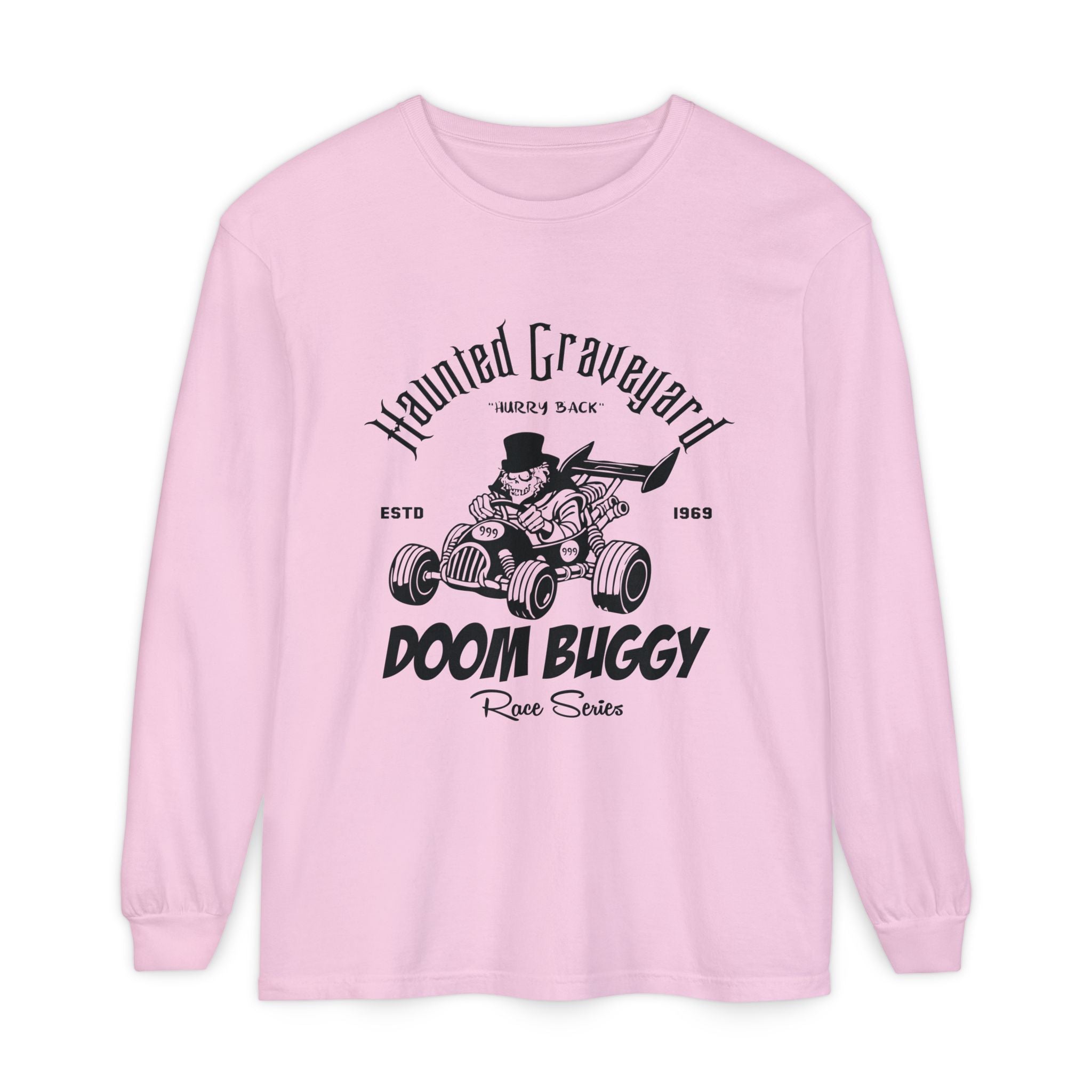 Haunted Graveyard Doom Buggy Race Series Long Sleeve Unisex T-Shirt