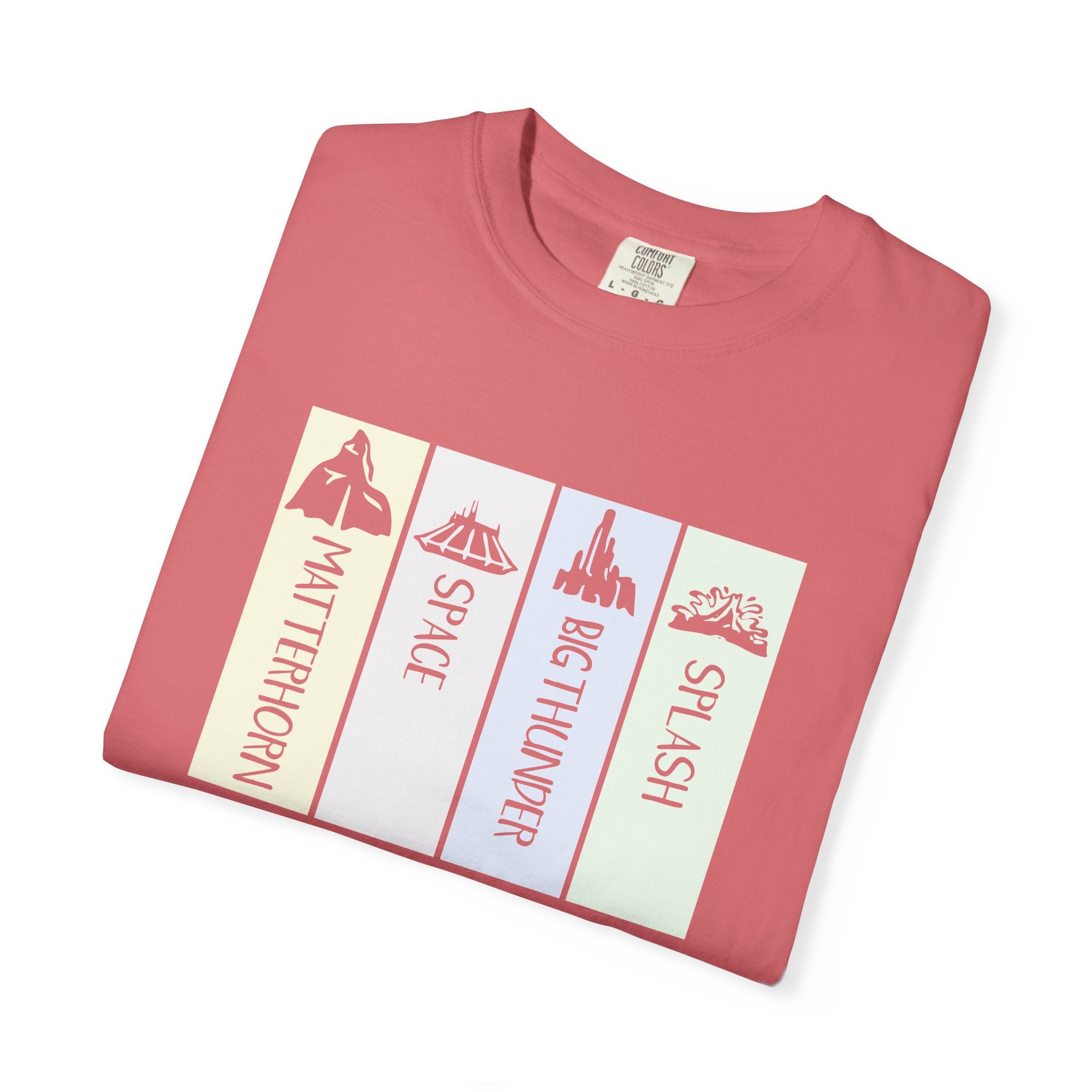 Mountain Range at Disneyland Unisex T-Shirt