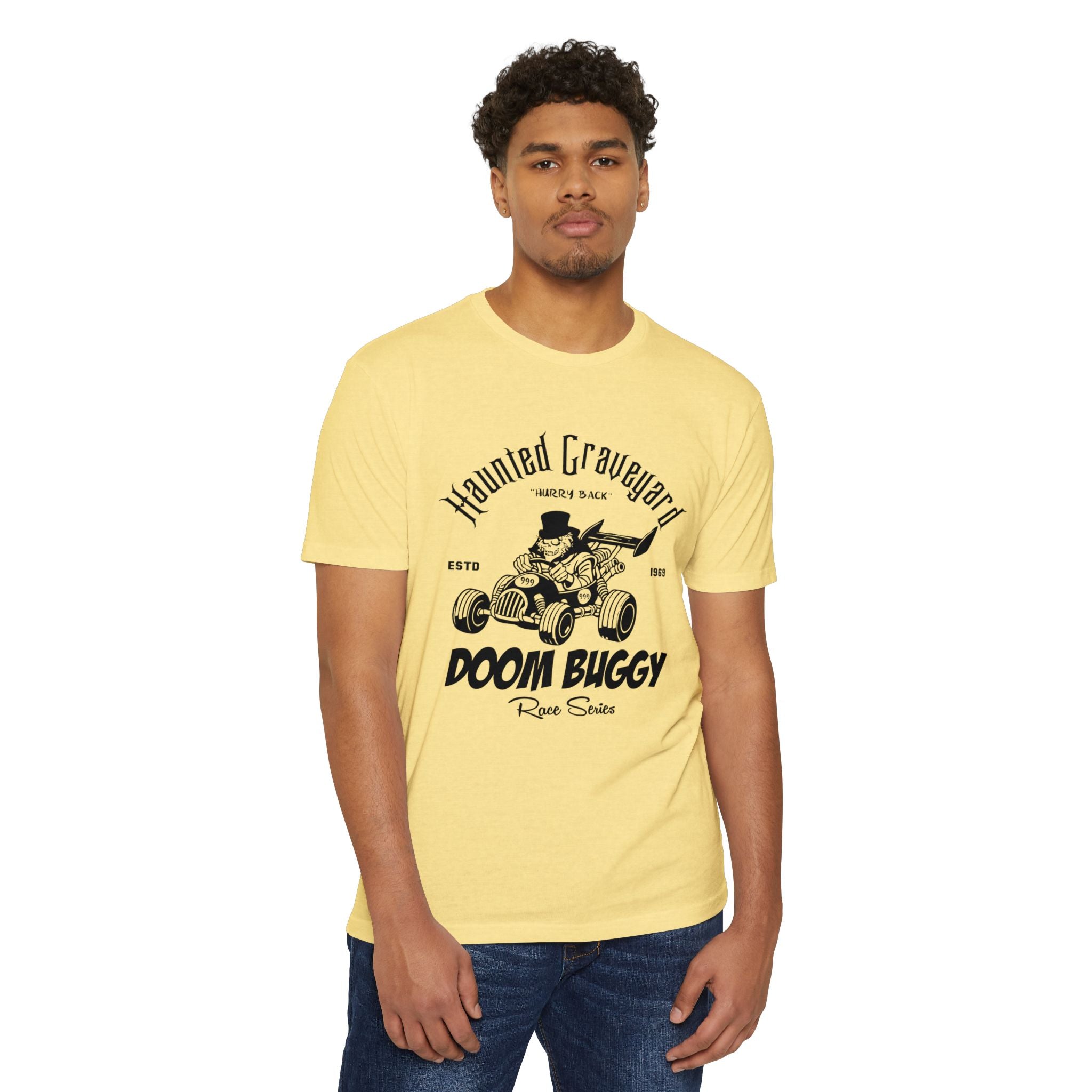 Haunted Graveyard Doom Buggy Unisex T-Shirt