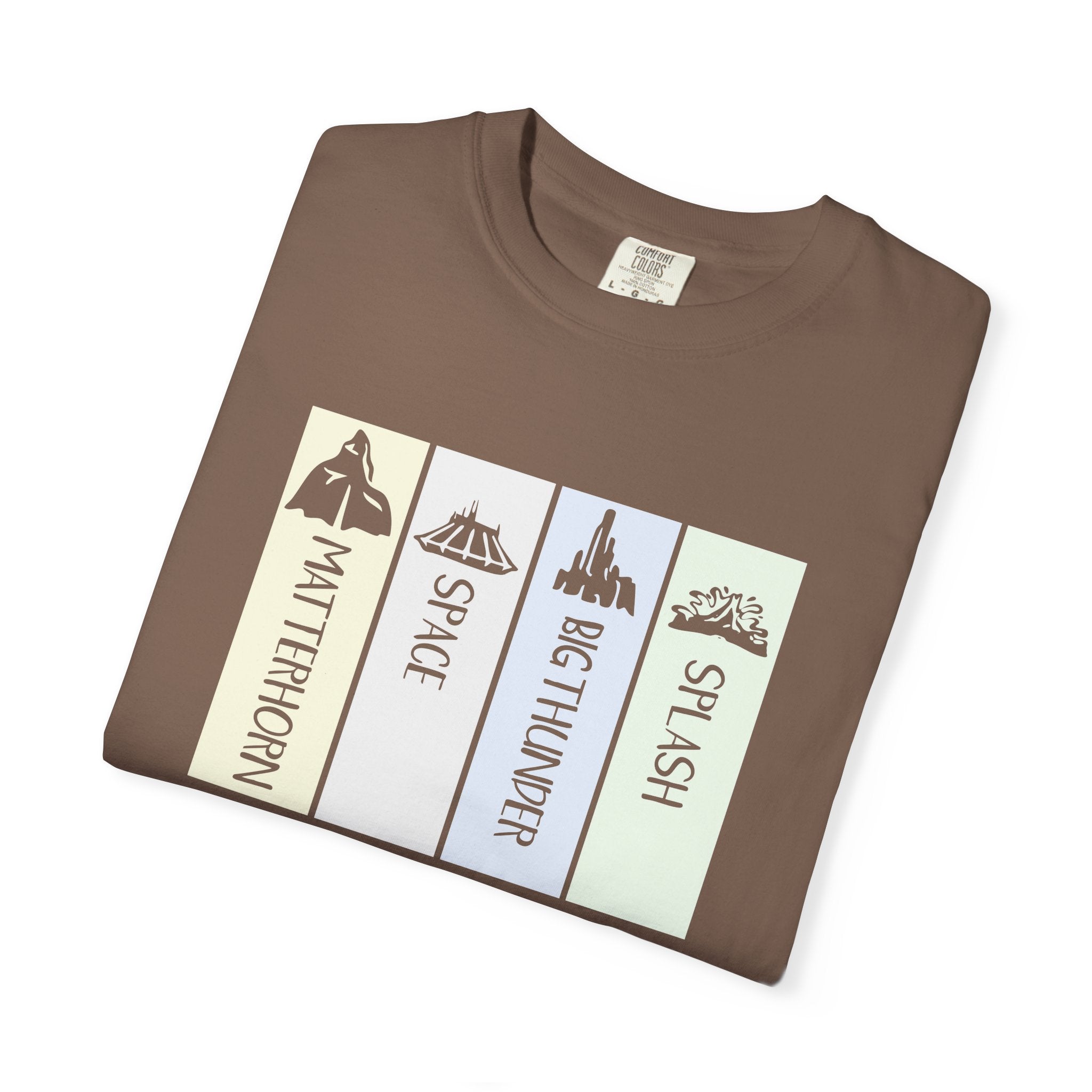 Mountain Range at Disneyland Unisex T-Shirt
