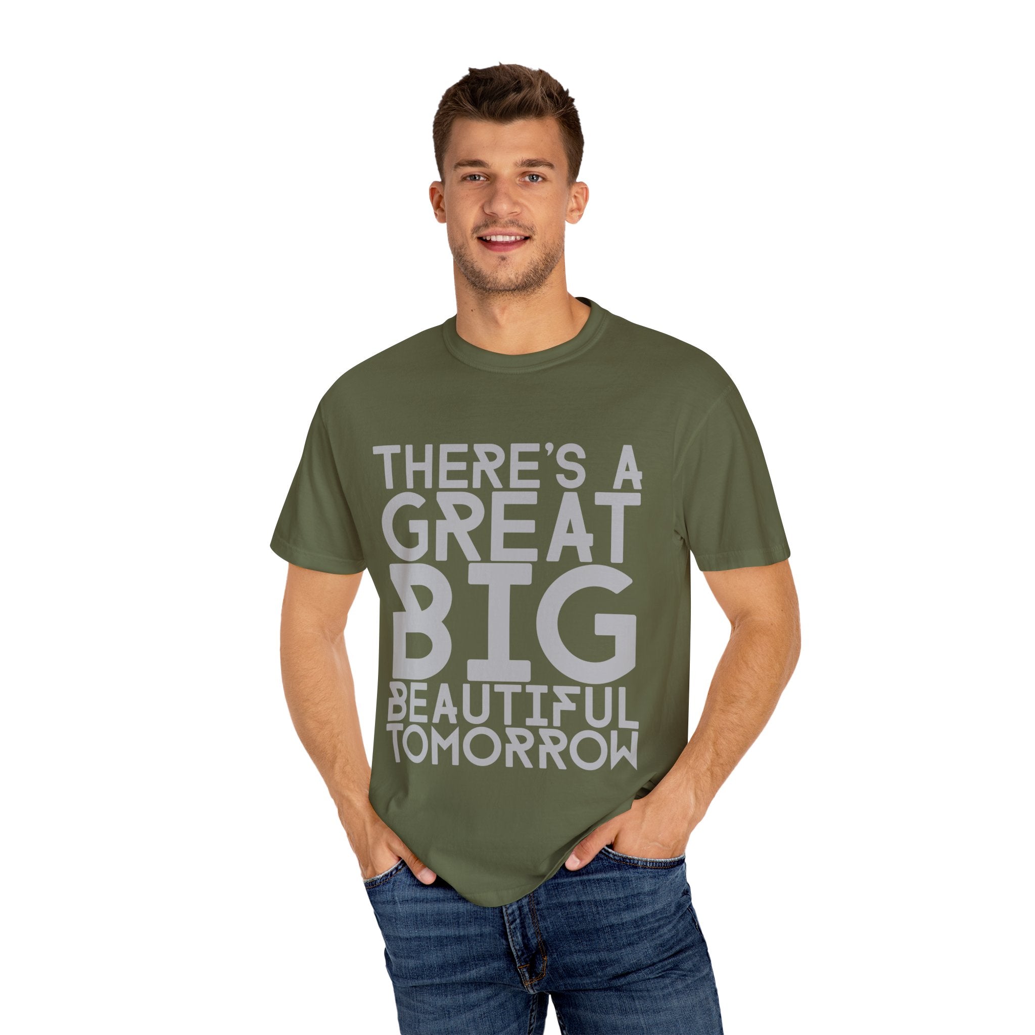 There's a Great Big Beautiful Tomorrow T-Shirt | Music Lover Gift | unisex Graphic Tee | Festival Fashion | Halloween Costume