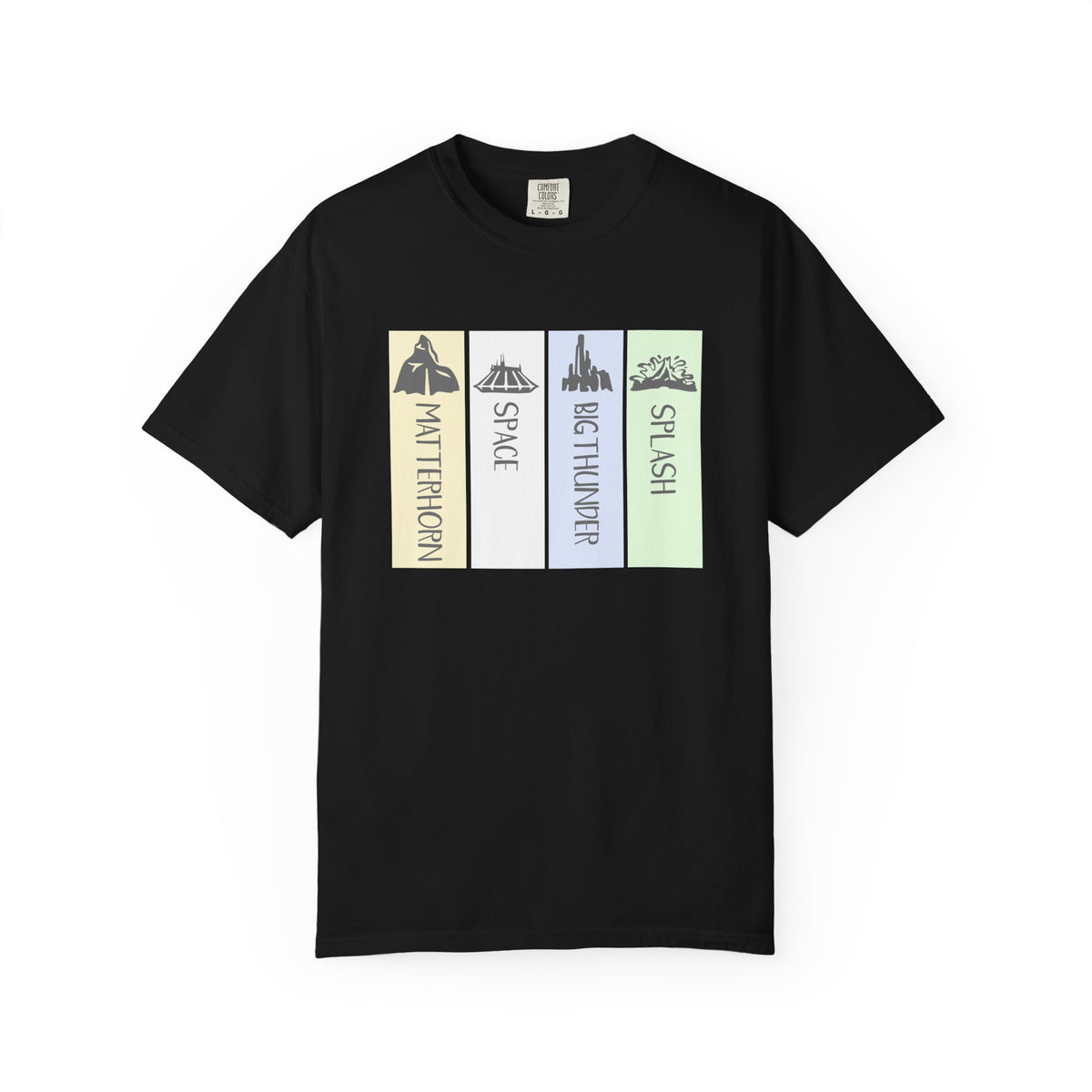Mountain Range at Disneyland Unisex T-Shirt