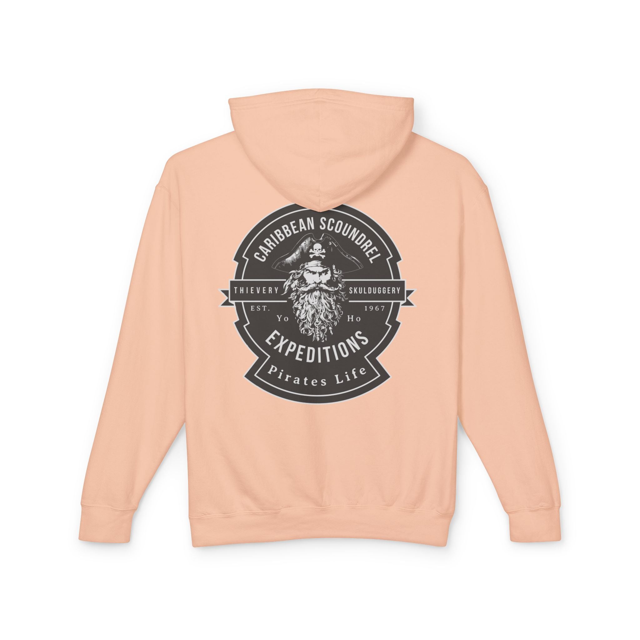 Caribbean Scoundrel Expeditions Unisex Lightweight Hoodie - Yo Ho, Yo Ho