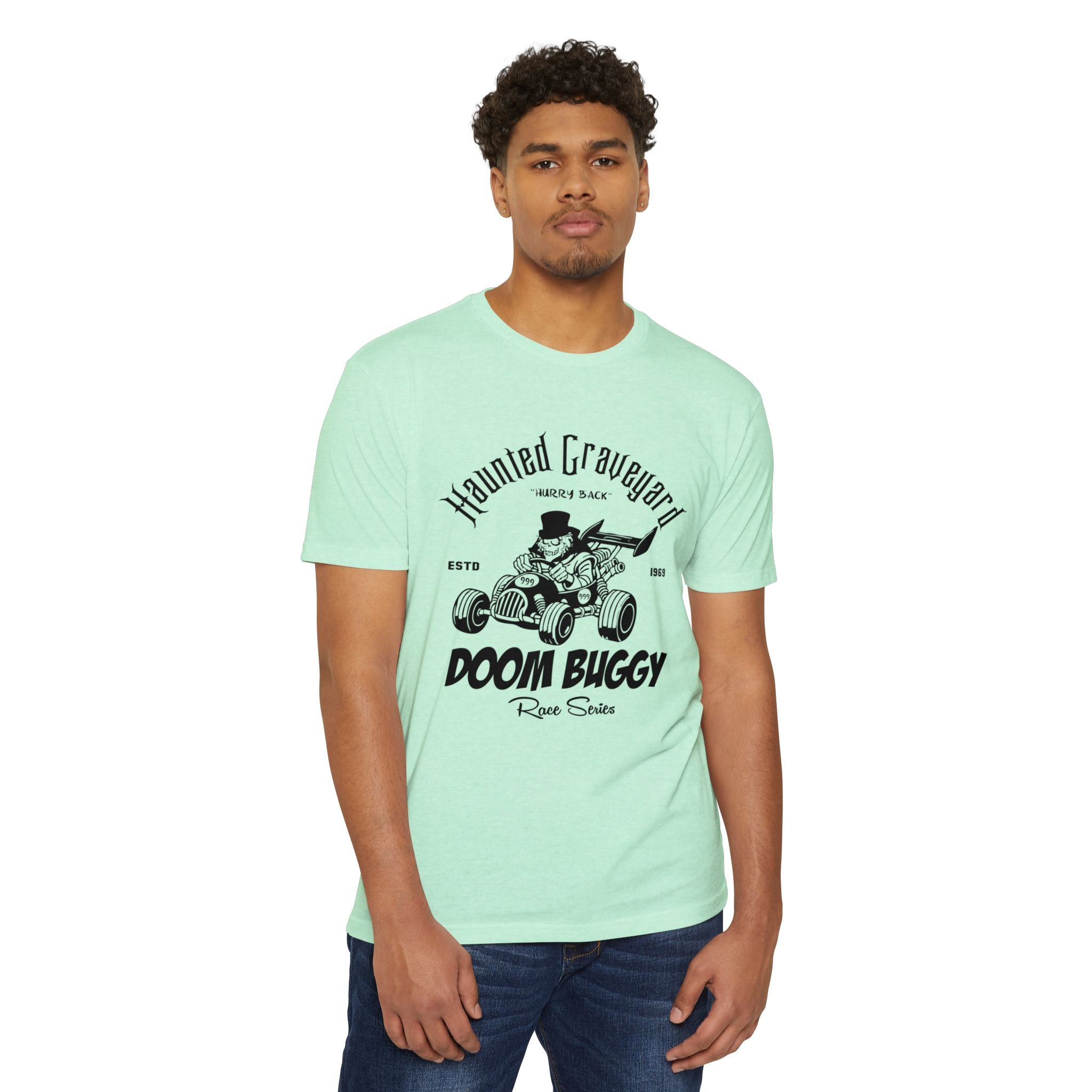 Haunted Graveyard Doom Buggy Unisex T-Shirt