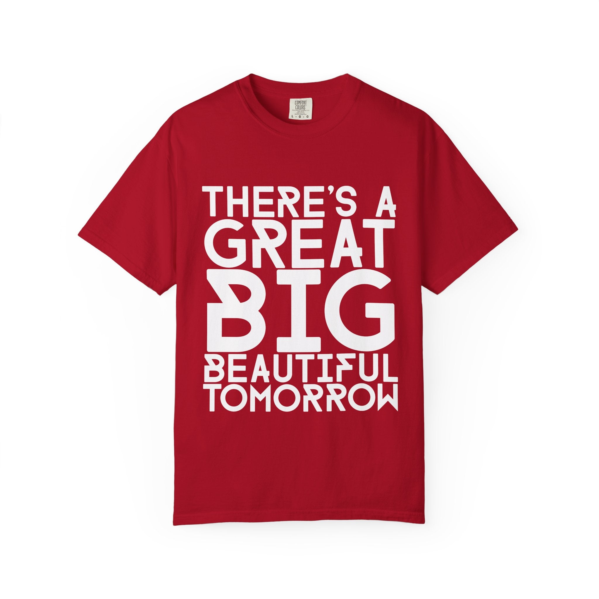 There's a Great Big Beautiful Tomorrow T-Shirt | Music Lover Gift | unisex Graphic Tee | Festival Fashion | Halloween Costume