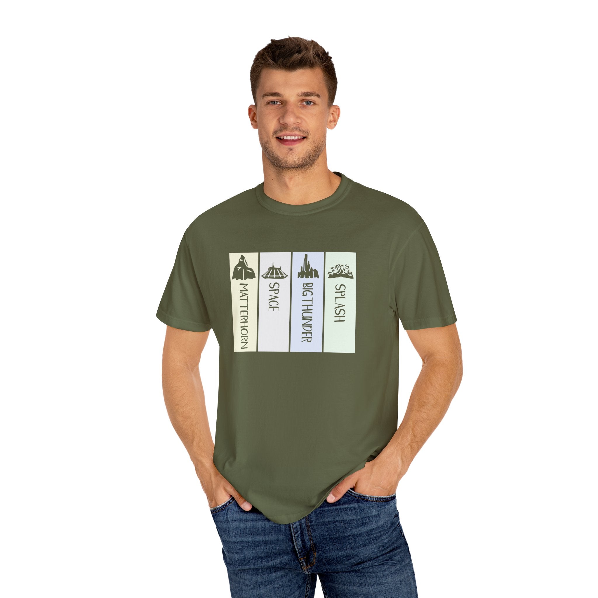 Mountain Range at Disneyland Unisex T-Shirt