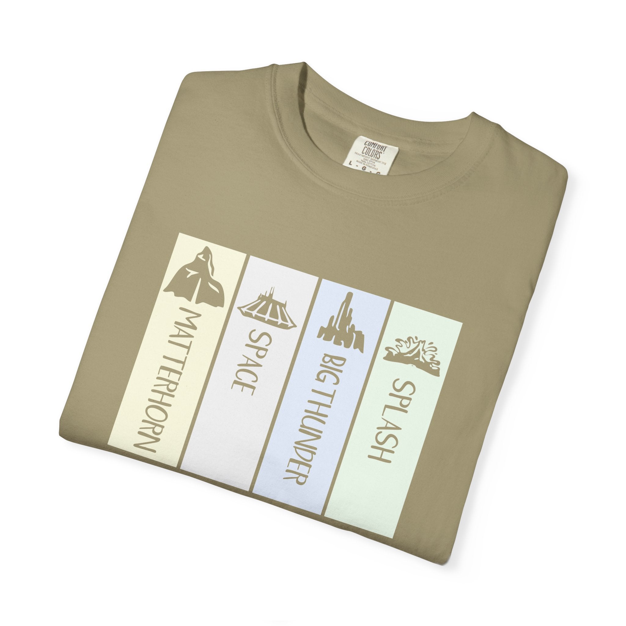 Mountain Range at Disneyland Unisex T-Shirt